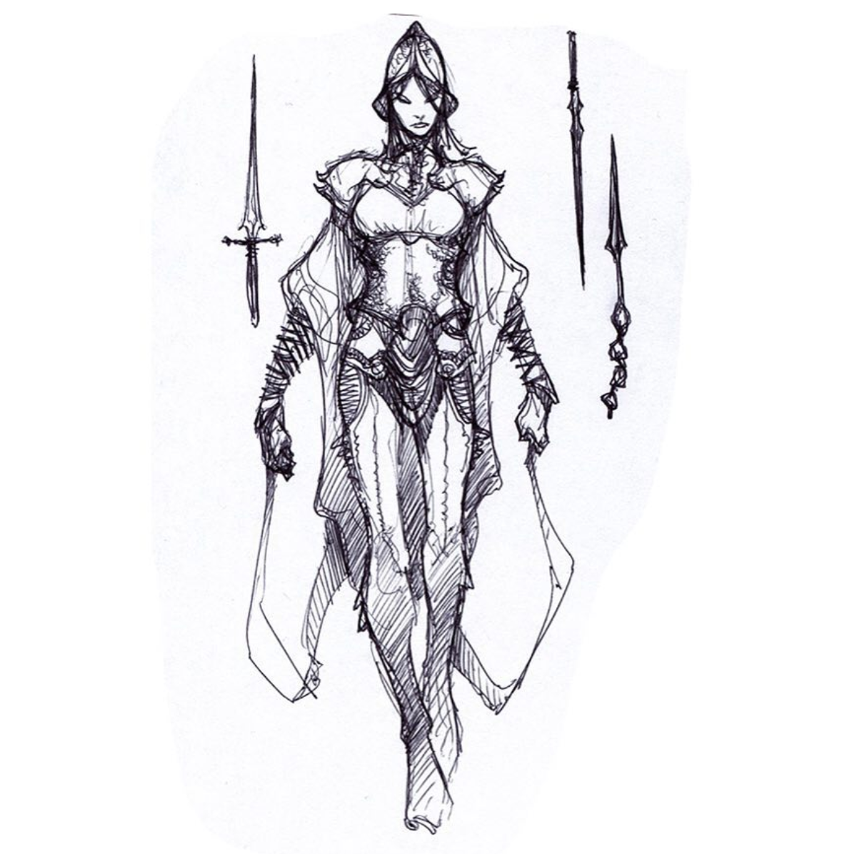 Selvala, Elven Explorer - Art by Richard Whitters