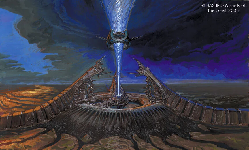 Stronghold revealed beneath the mountain - Concept by Mark Tedin