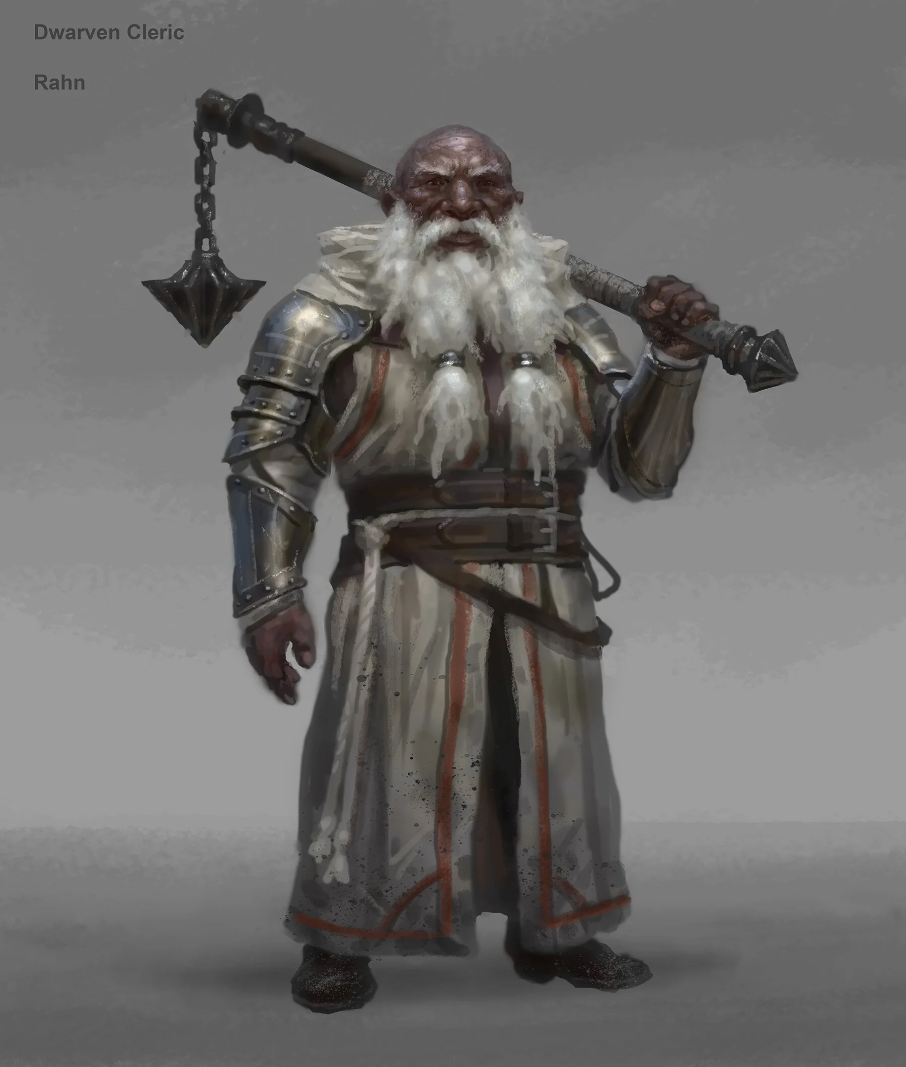 Dwarven Cleric - Concept by Chris Rahn
