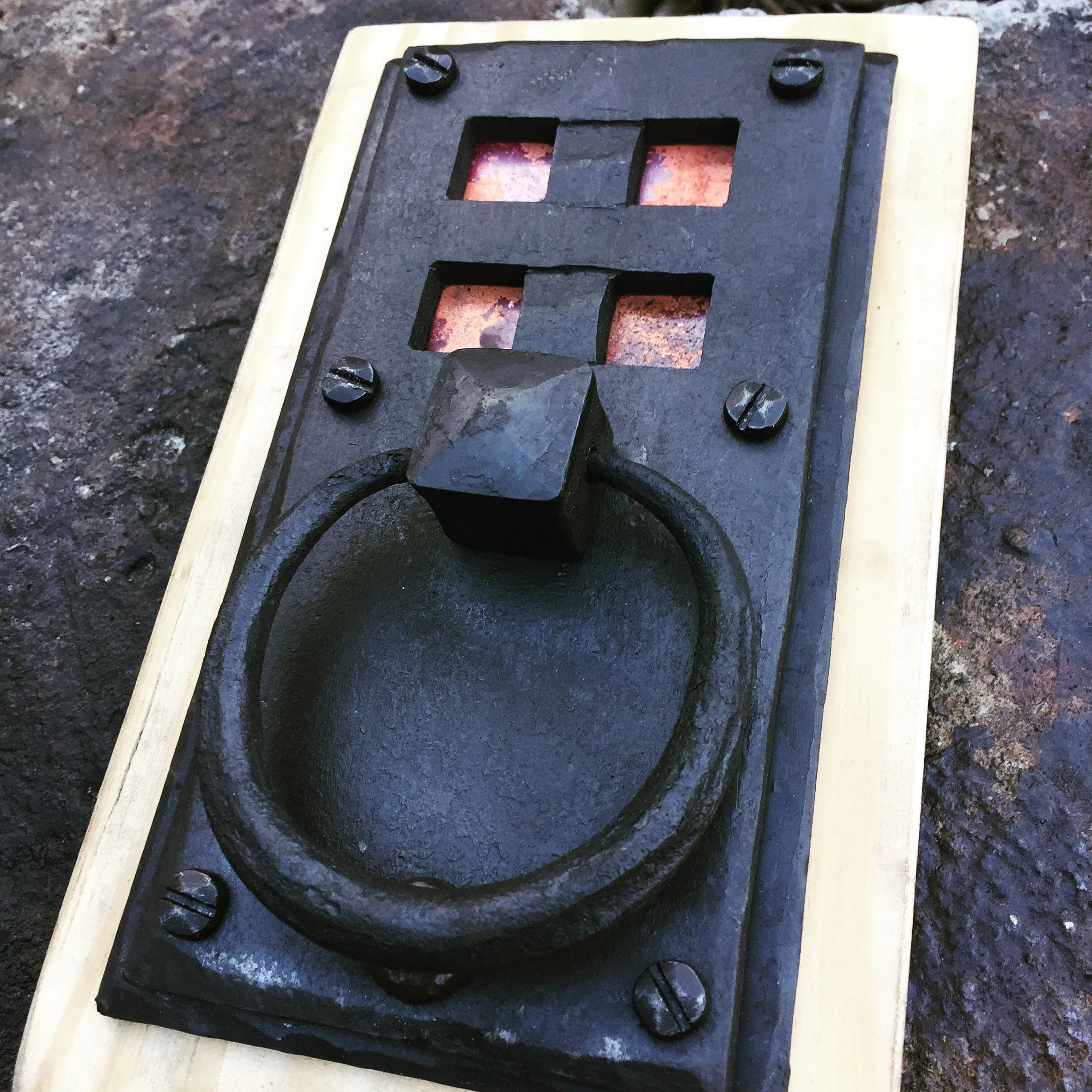 Chris Lucibella - Arts and Crafts doorknocker.JPG