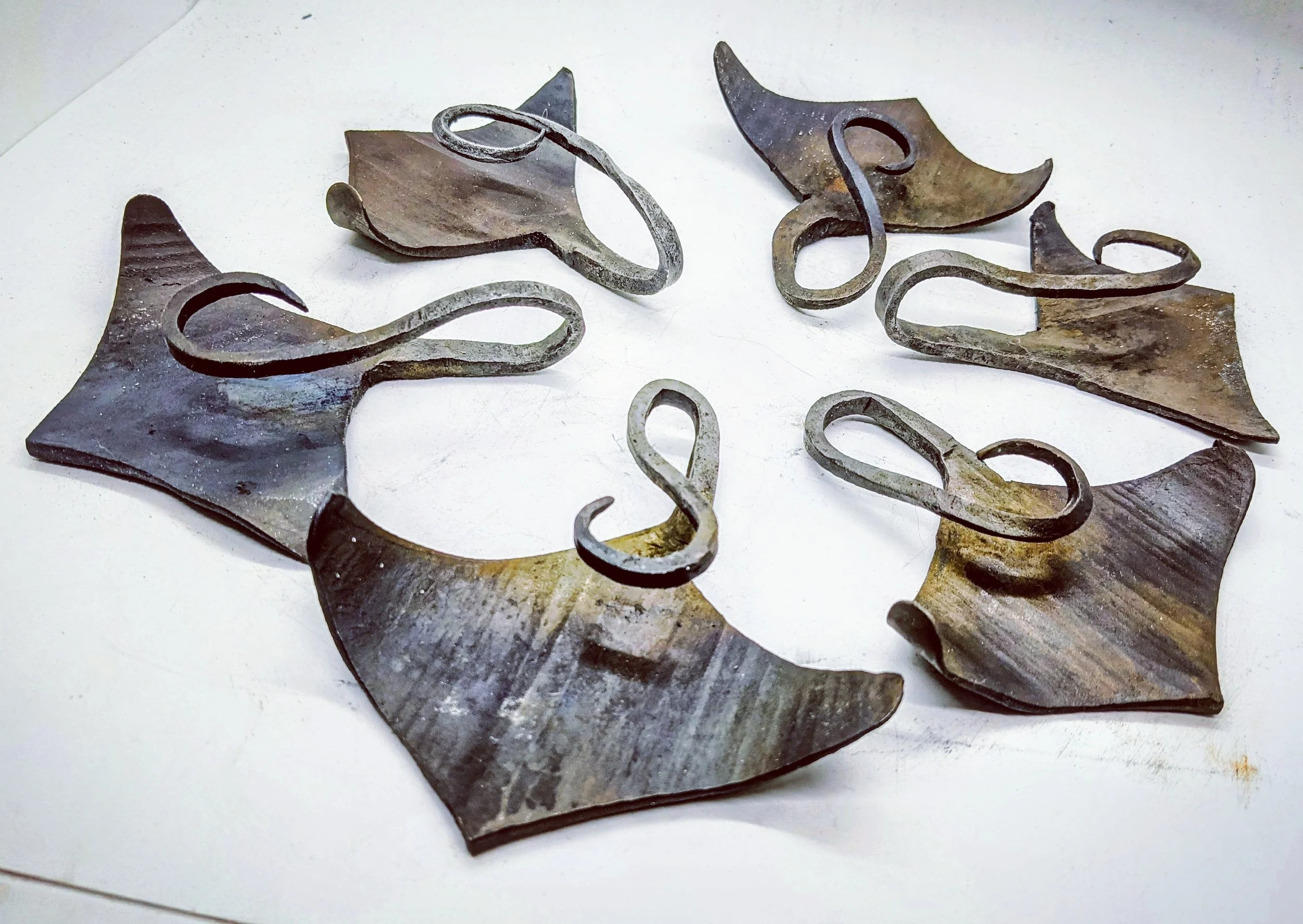 Manta Ray Candle Holders