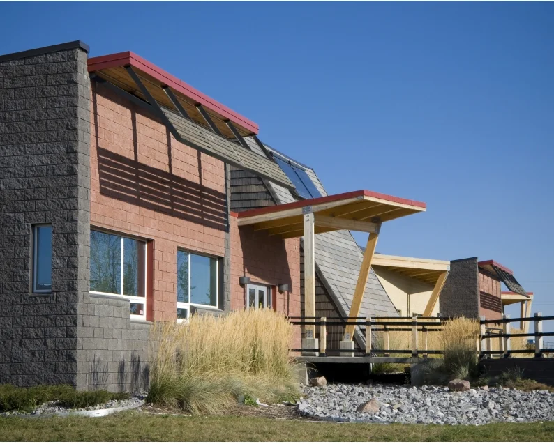 Yellowhead County Administration Building (zero carbon emssion building), Edson, Alberta. Realized at Manasc Isaac Architects.