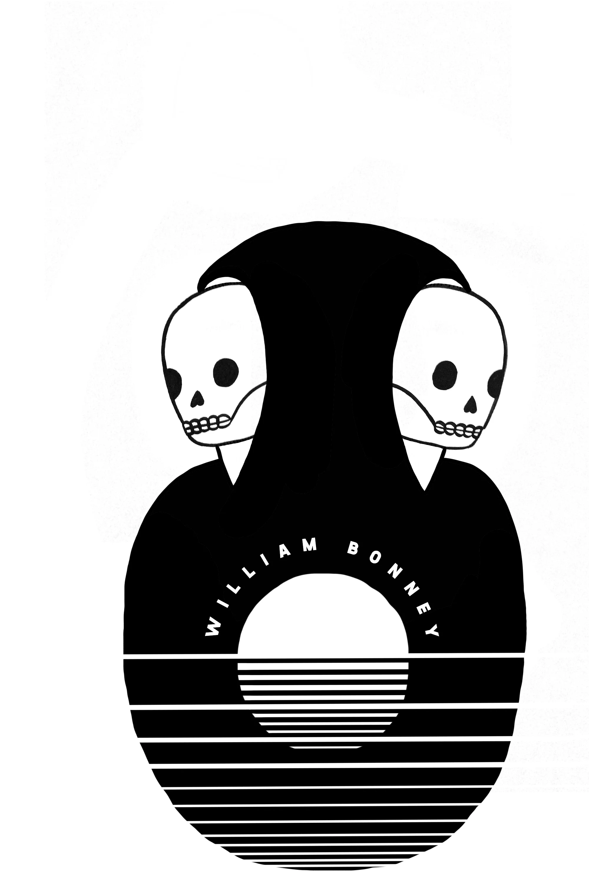 custom grim reaper gemini hand painted design william bonney band by em randall