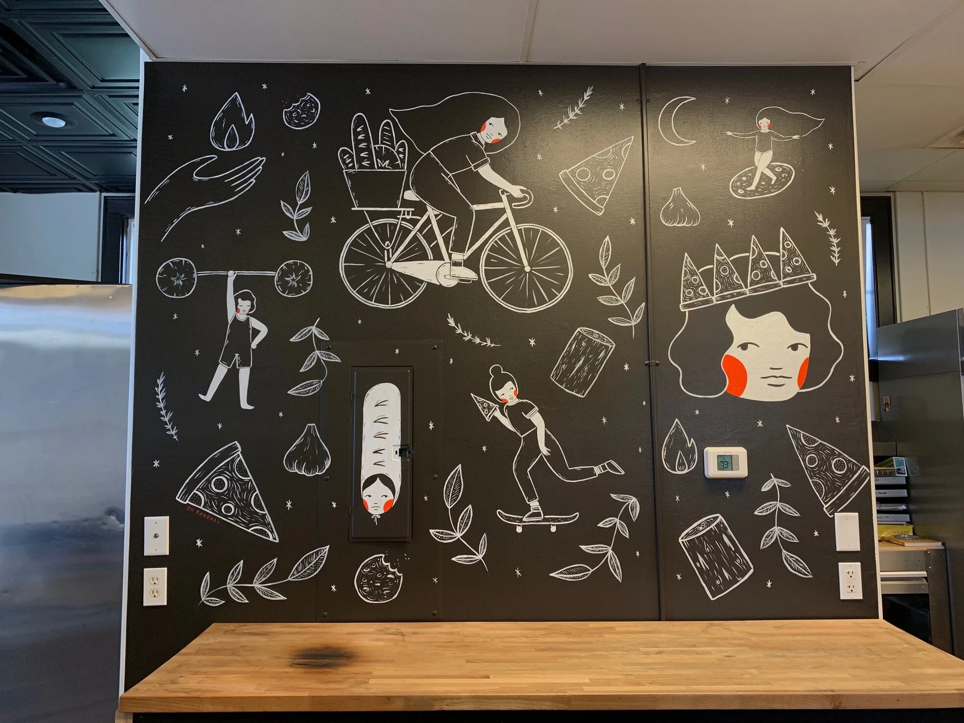 em randall northern michigan artist custom wall mural