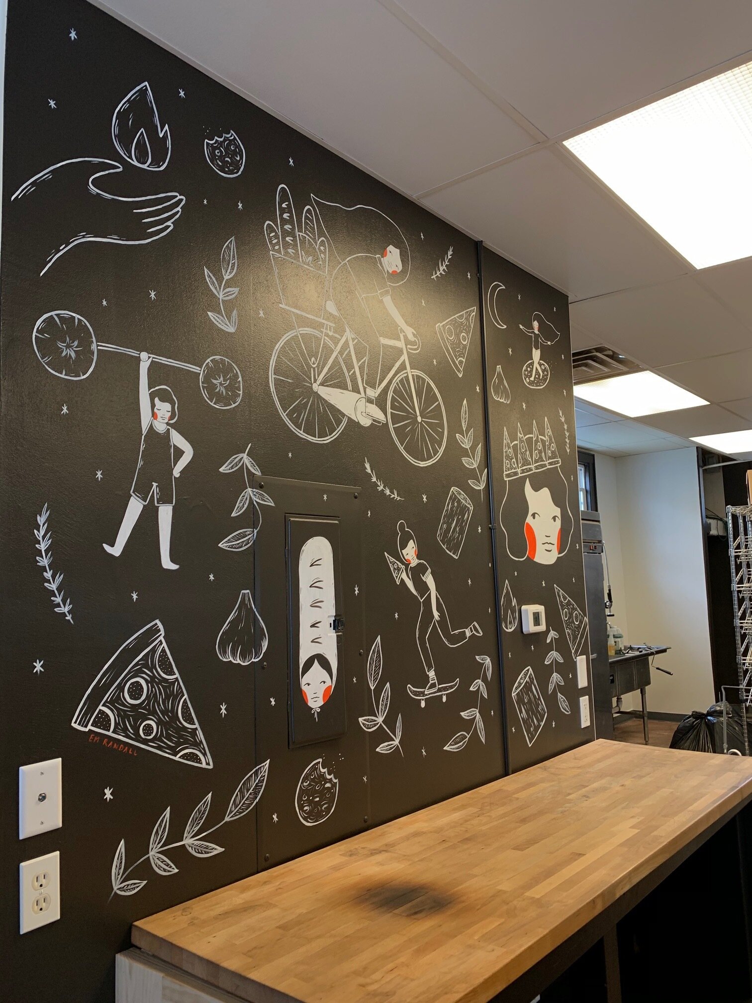 em randall northern michigan artist custom wall mural