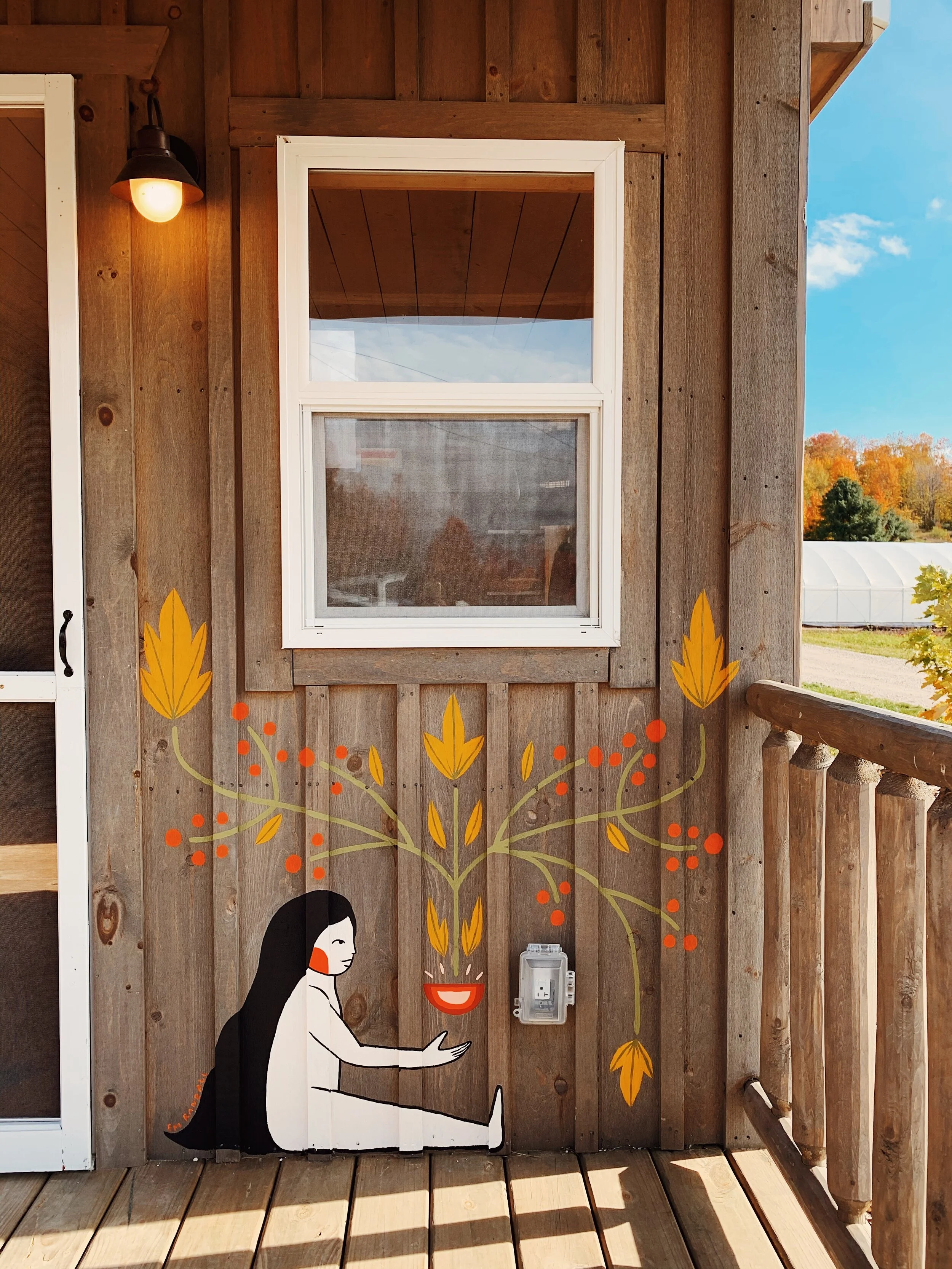em randall northern michigan artist custom wall mural