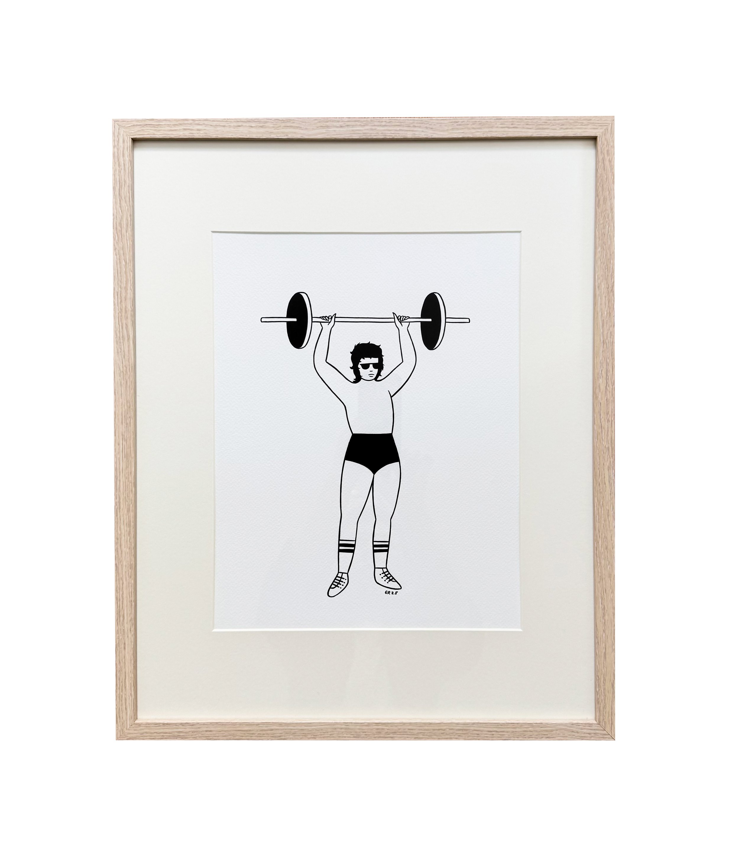 Em Randall - original painting - the greatest - framed.jpg