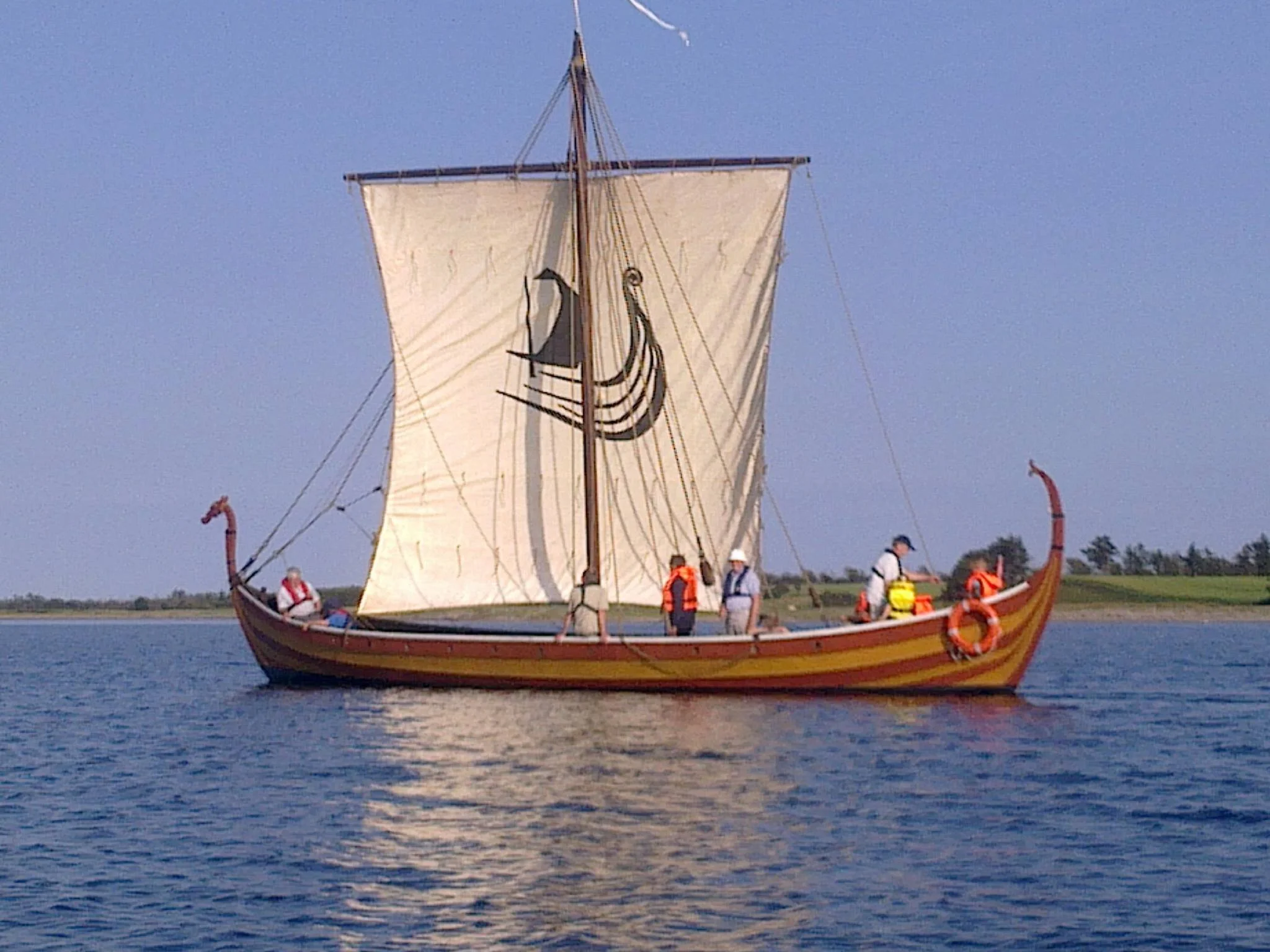 Vikingeskibet Thor i Krik havn
