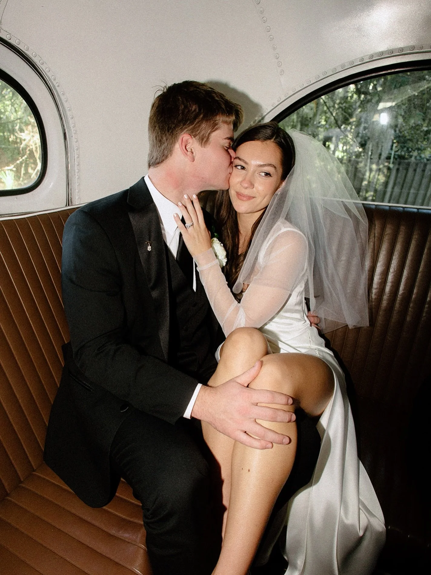 Another late night post for one frame that holds it all. ❣️ 

Throwing it back to November with Genny &amp; Tony in Savannah 🕊️

Photographer: @maria.a.photo
Wedding Gown &amp; Shoes: @anthropologieweddings @stuartweitzman
Florals: @katofloraldesign