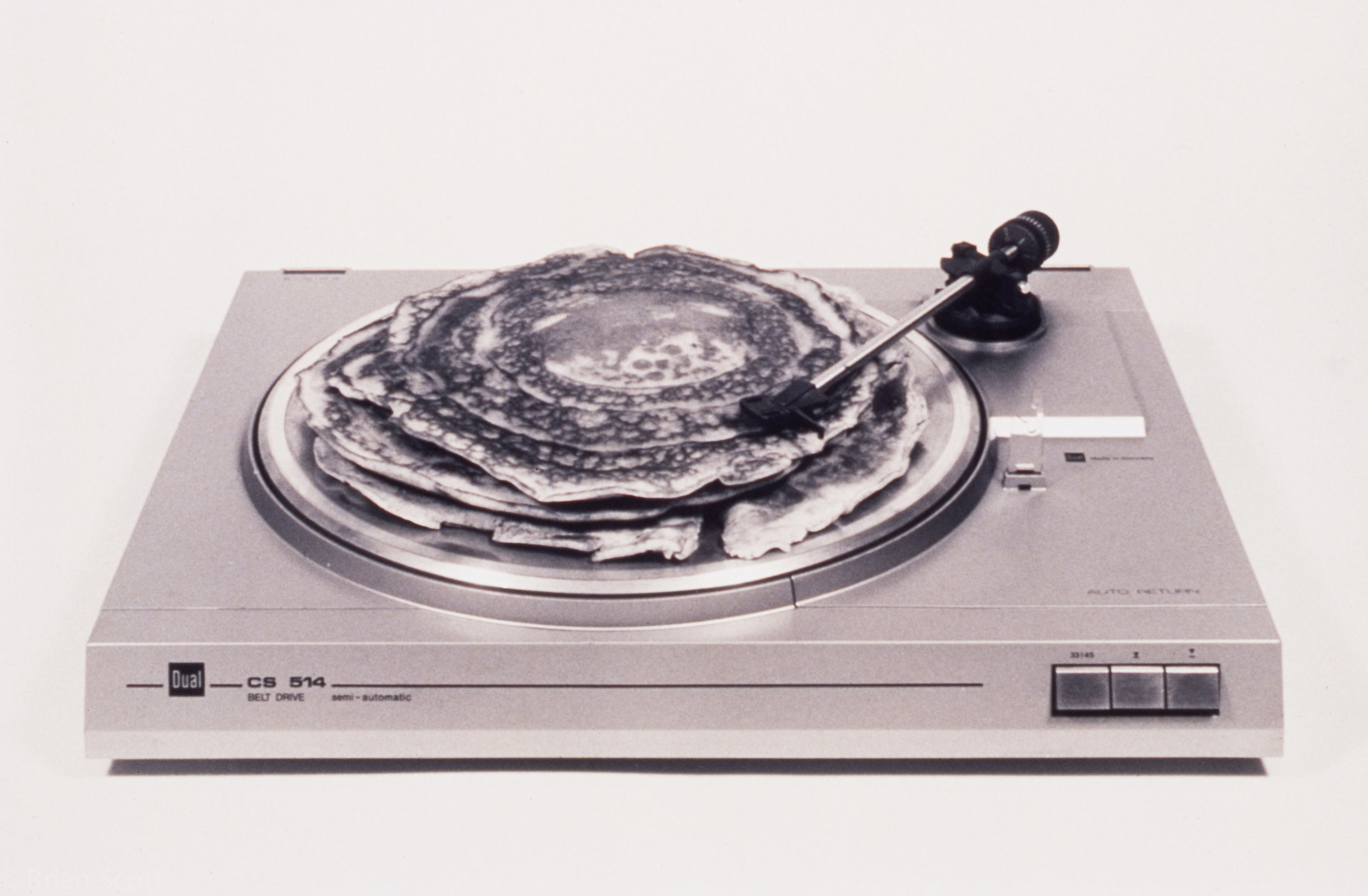 untitled   (pancakes on turntable)