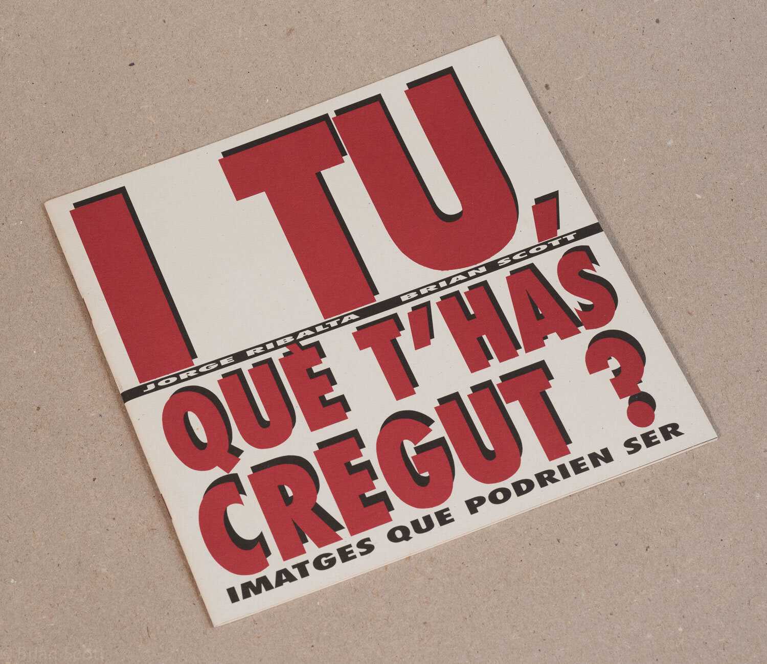 I Tu, Qué T'has Cregut?