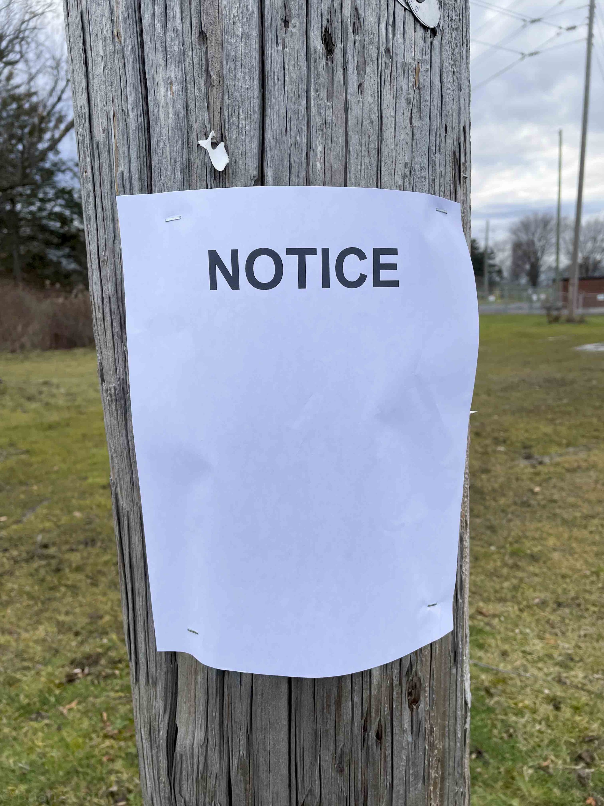 'Notice'