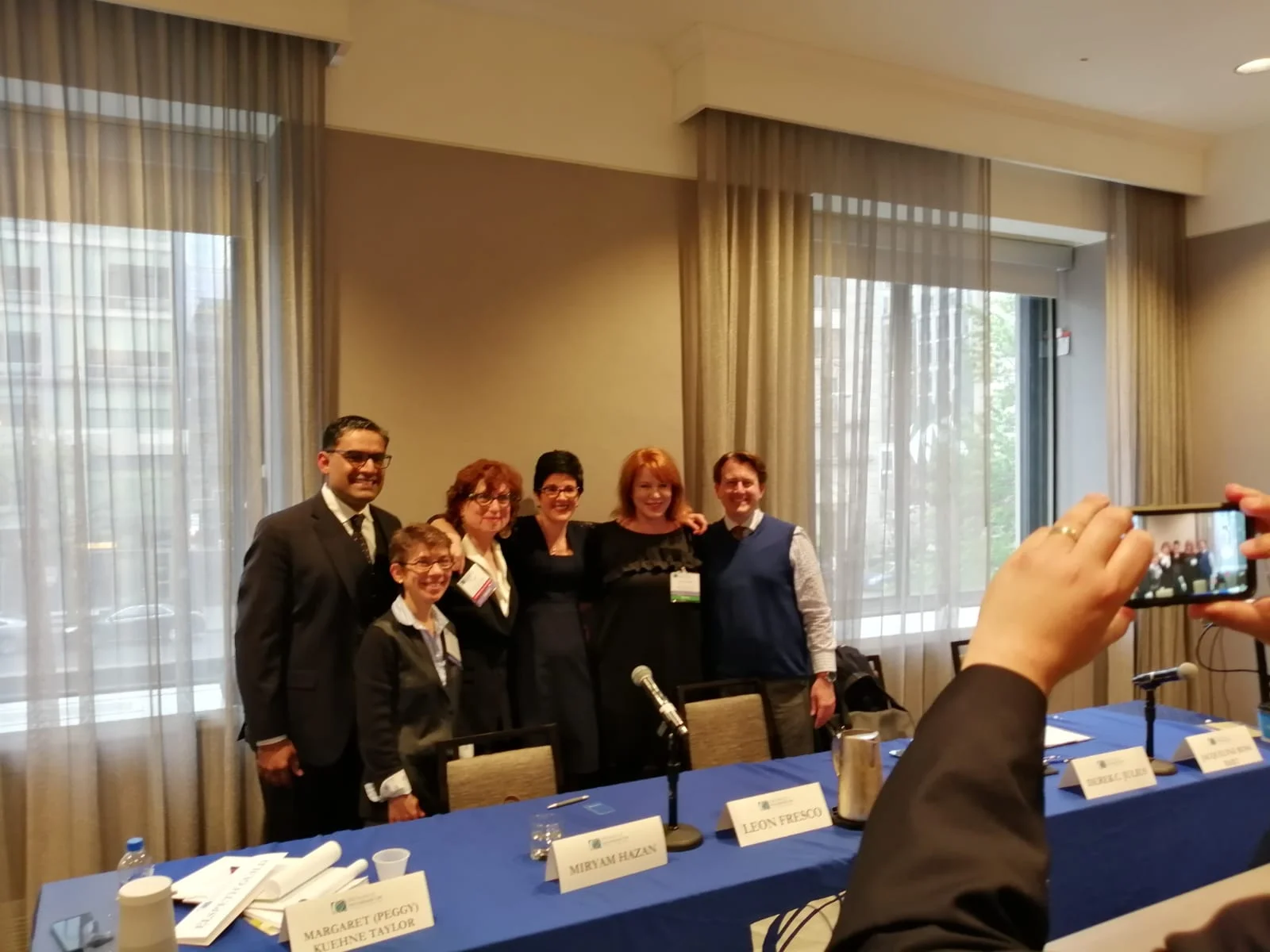 2019 American Bar Association Section of International Law conference, Washington DC with the panel on Immigration and with the Immigration committee at the Committee dinner.