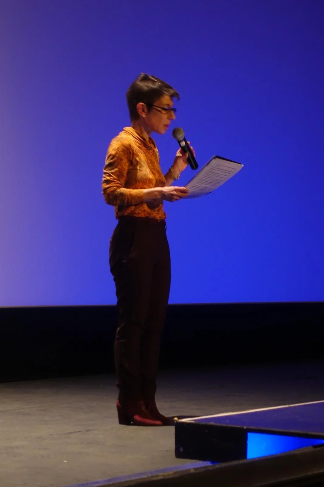Betina opening the 2019 Italian Film Festival, Detroit