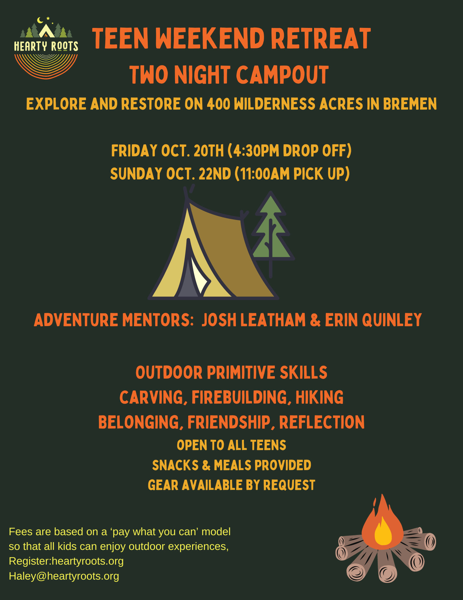 Teen Weekend Retreat @ Hart Woods 