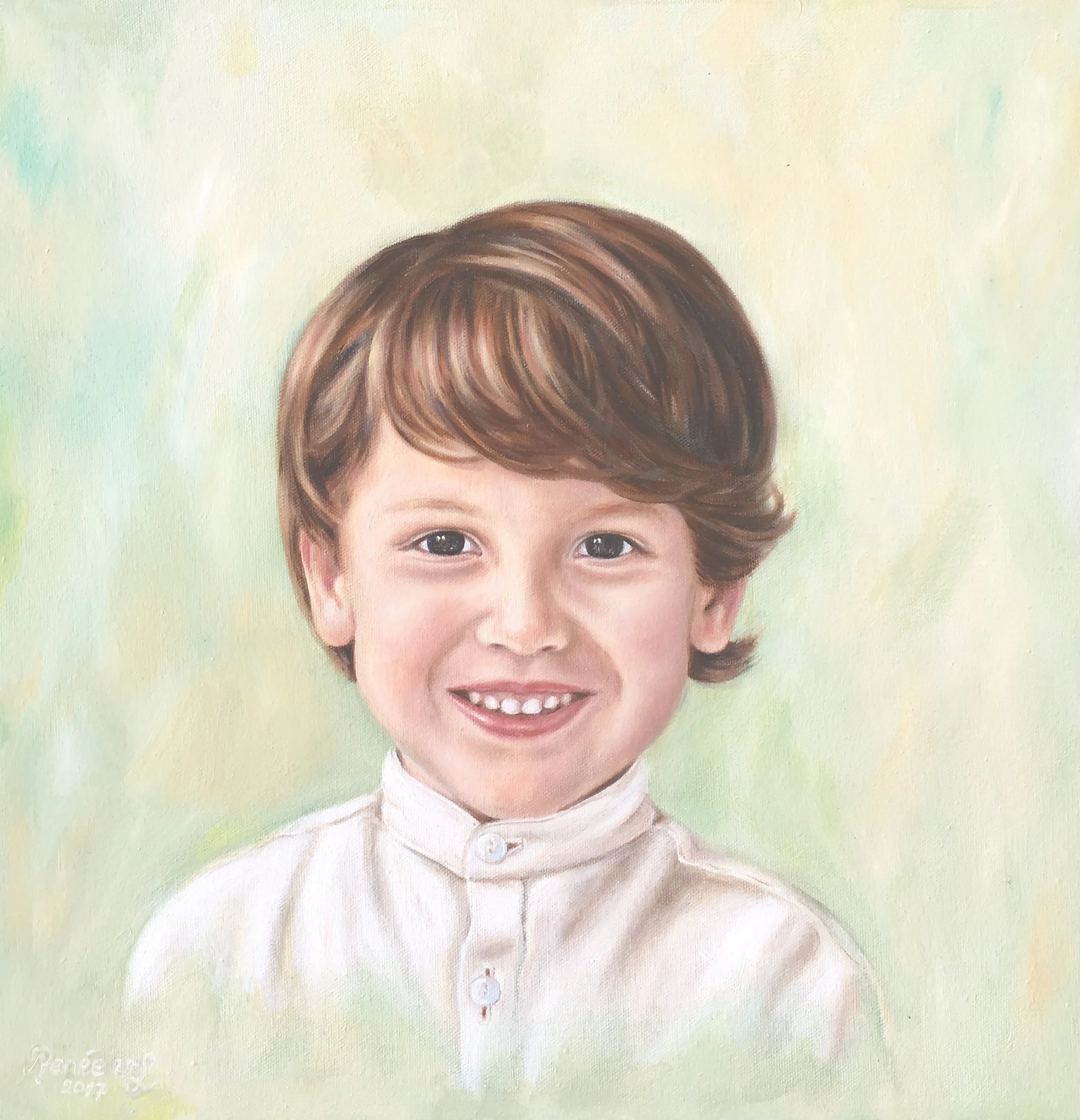 Oil on canvas 35x35cm (14x14'')