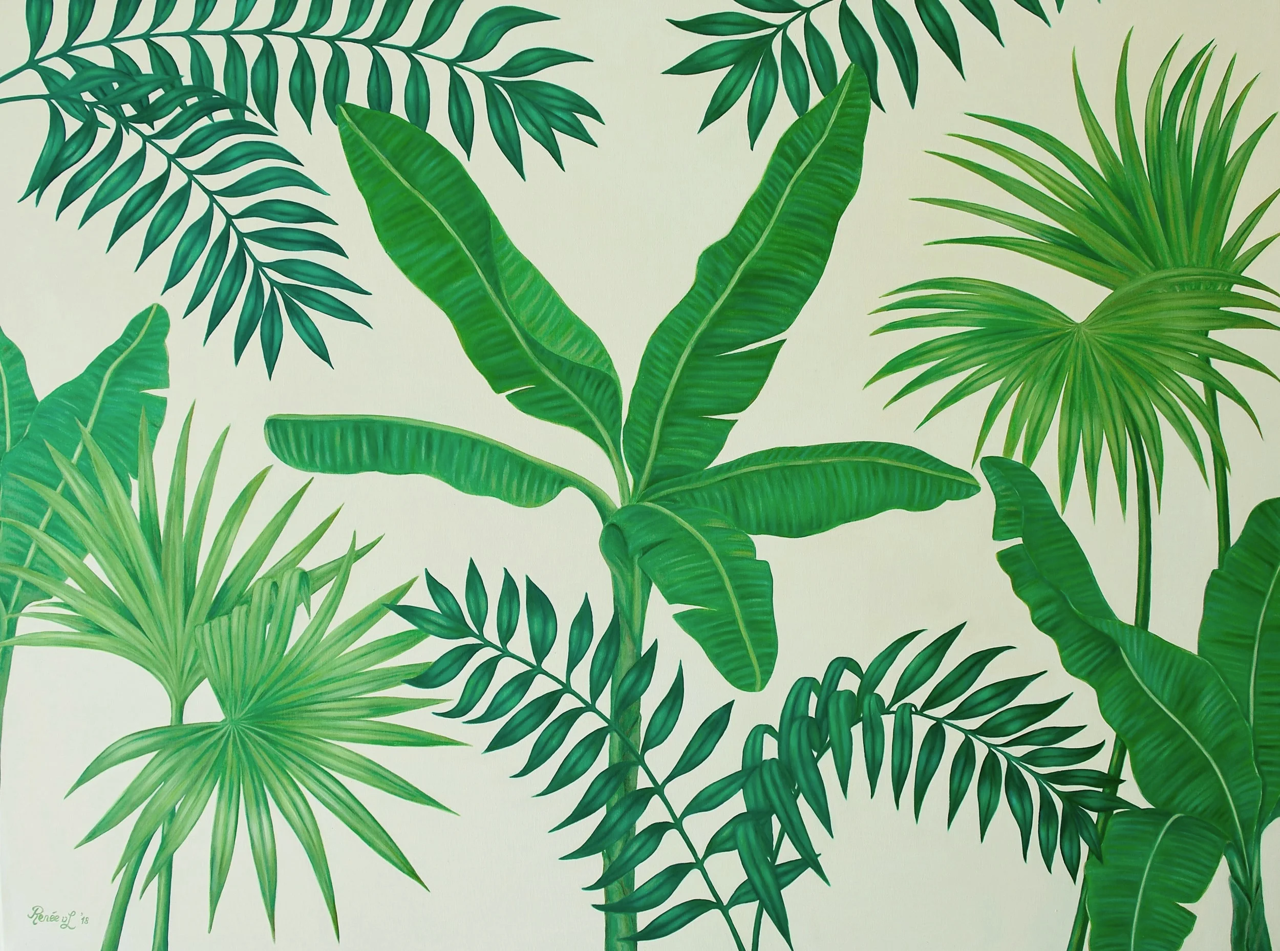 Tropical leaves