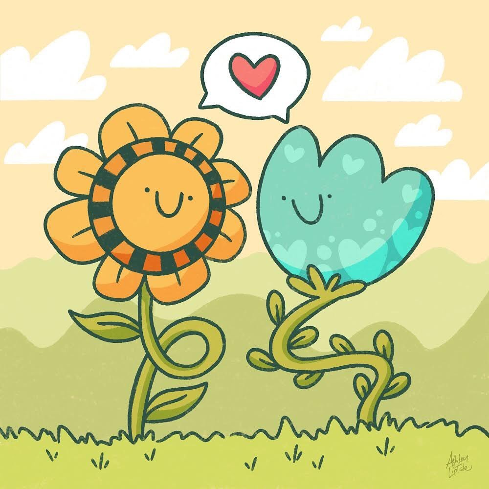 #peachtober day 7 is bud! Some buds that are buds🌷

These always make me laugh to see the initial doodle and where the final drawing ends up. I&rsquo;ve been trying not to add too much detail into these in order to stay fast and keep up with the lis
