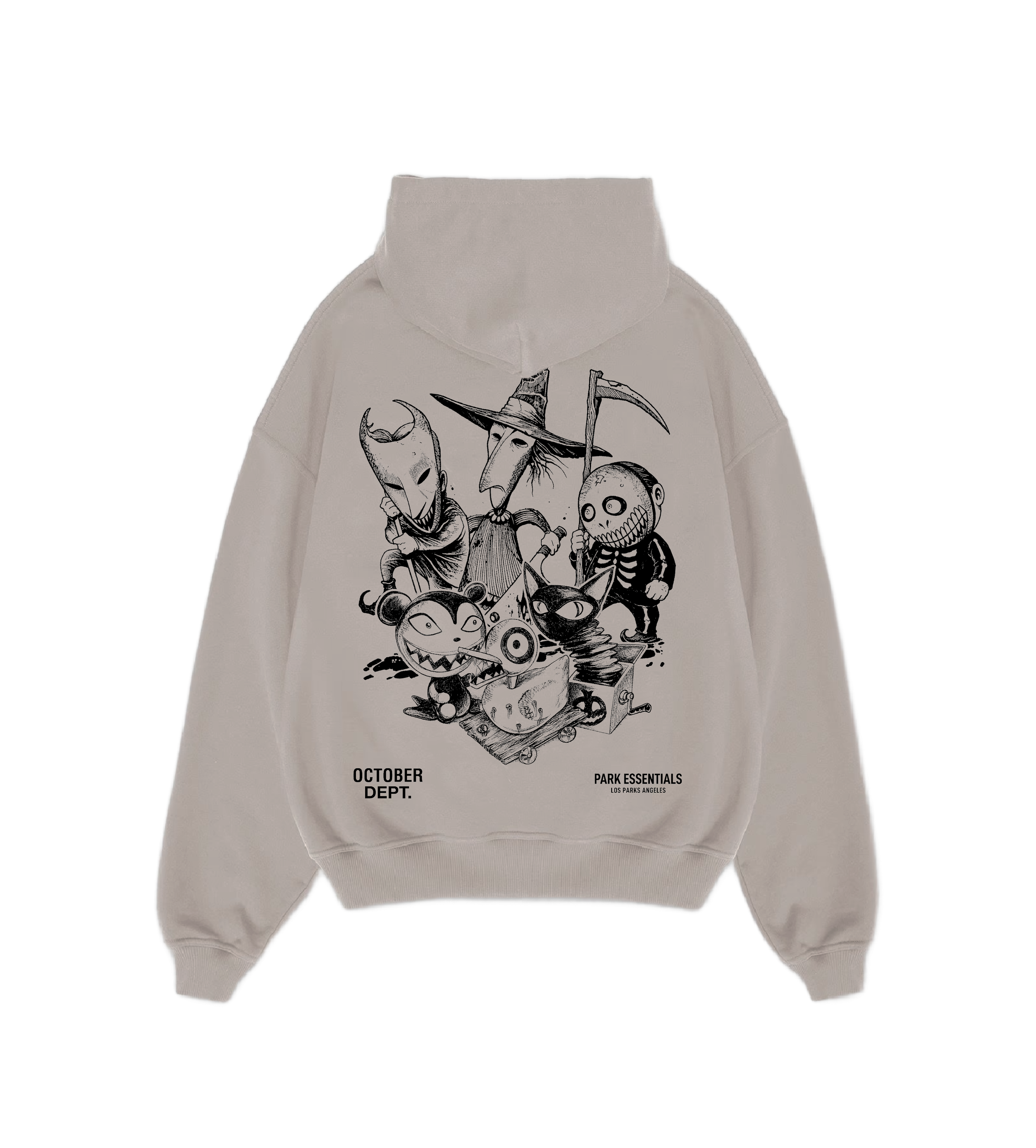 Halloween Gang Hoodie Back .png