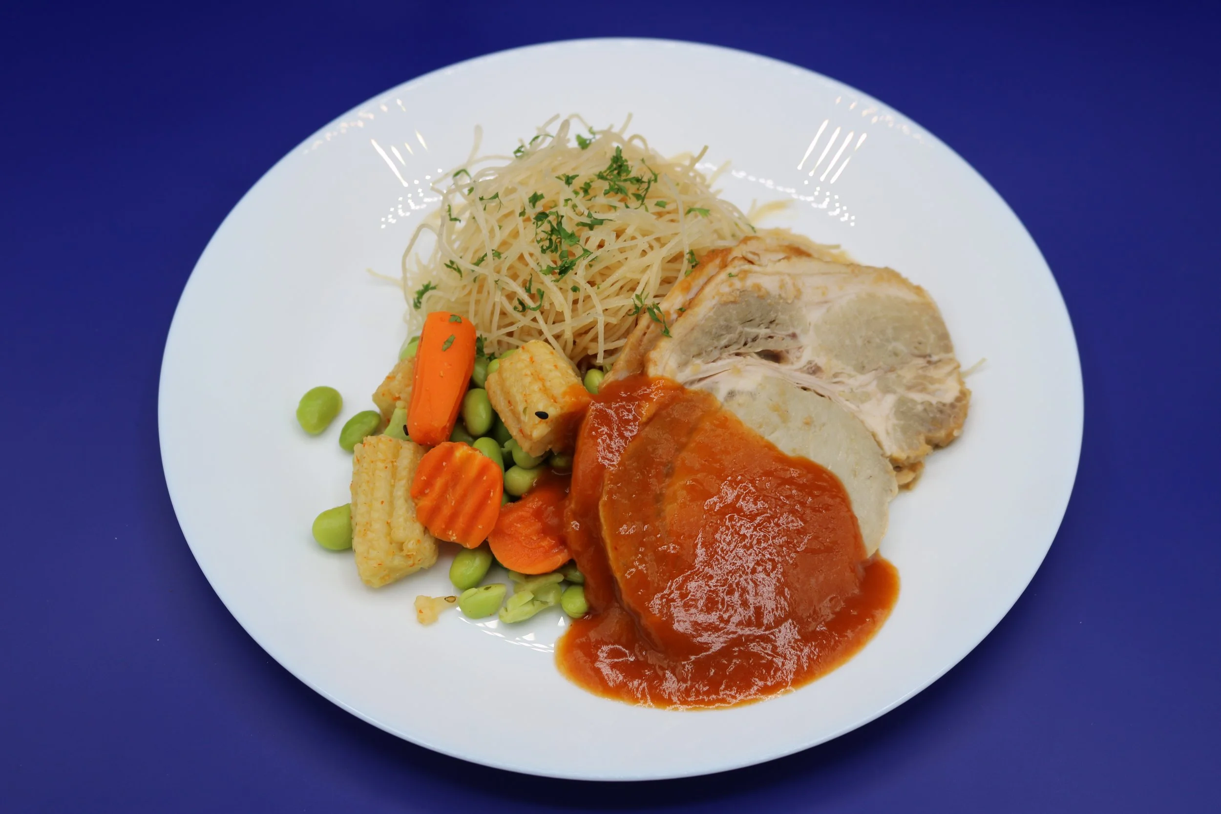 Roast Pork Loin with Korean BBQ Sauce