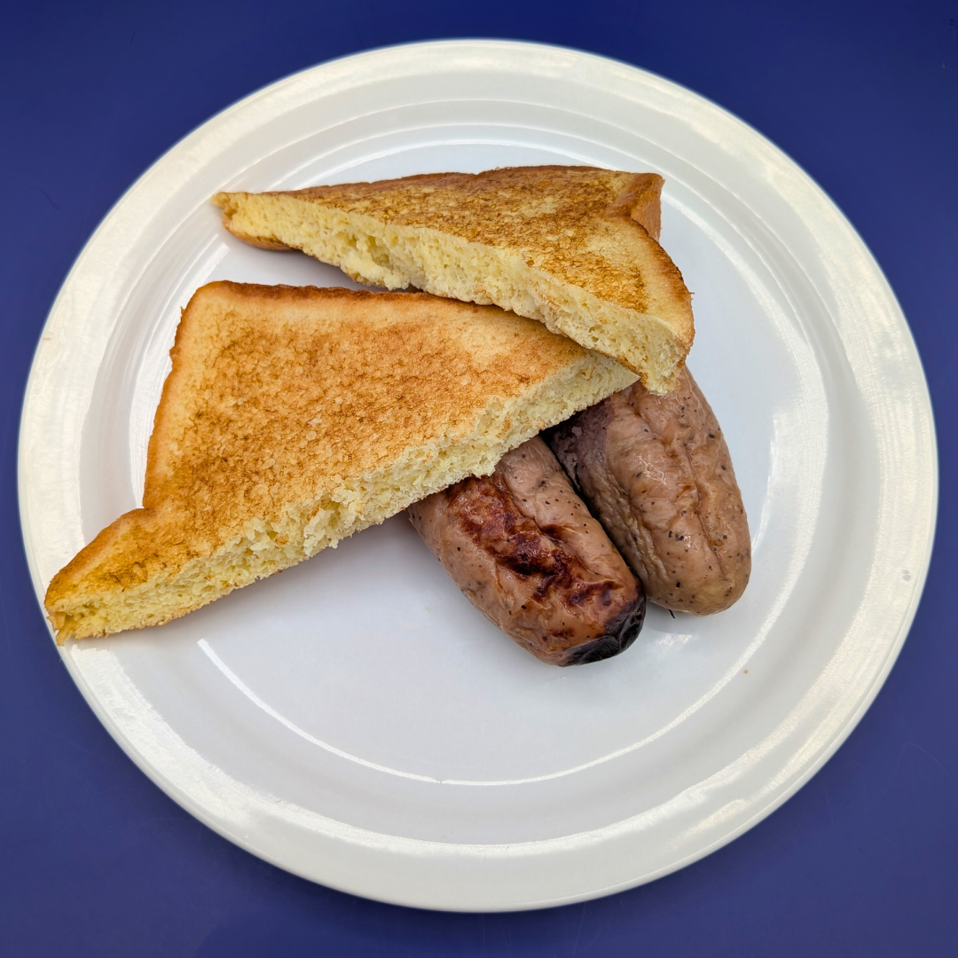 Chicken Apple Sausage with French Toast