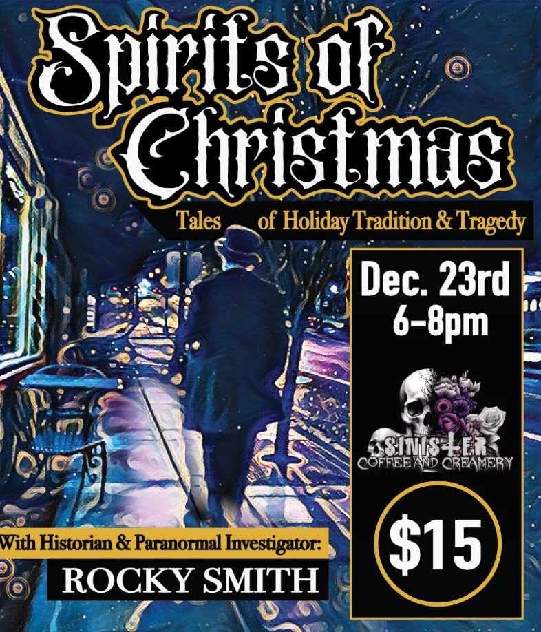 Spirits of Christmas December 23rd Event Flier