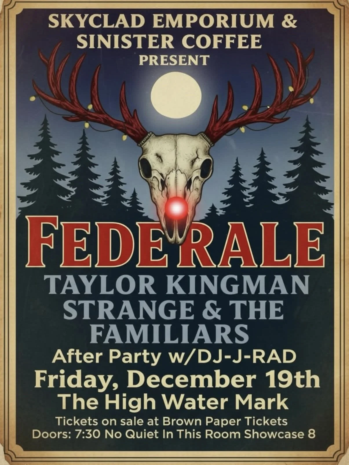 Federale Concert Flier
