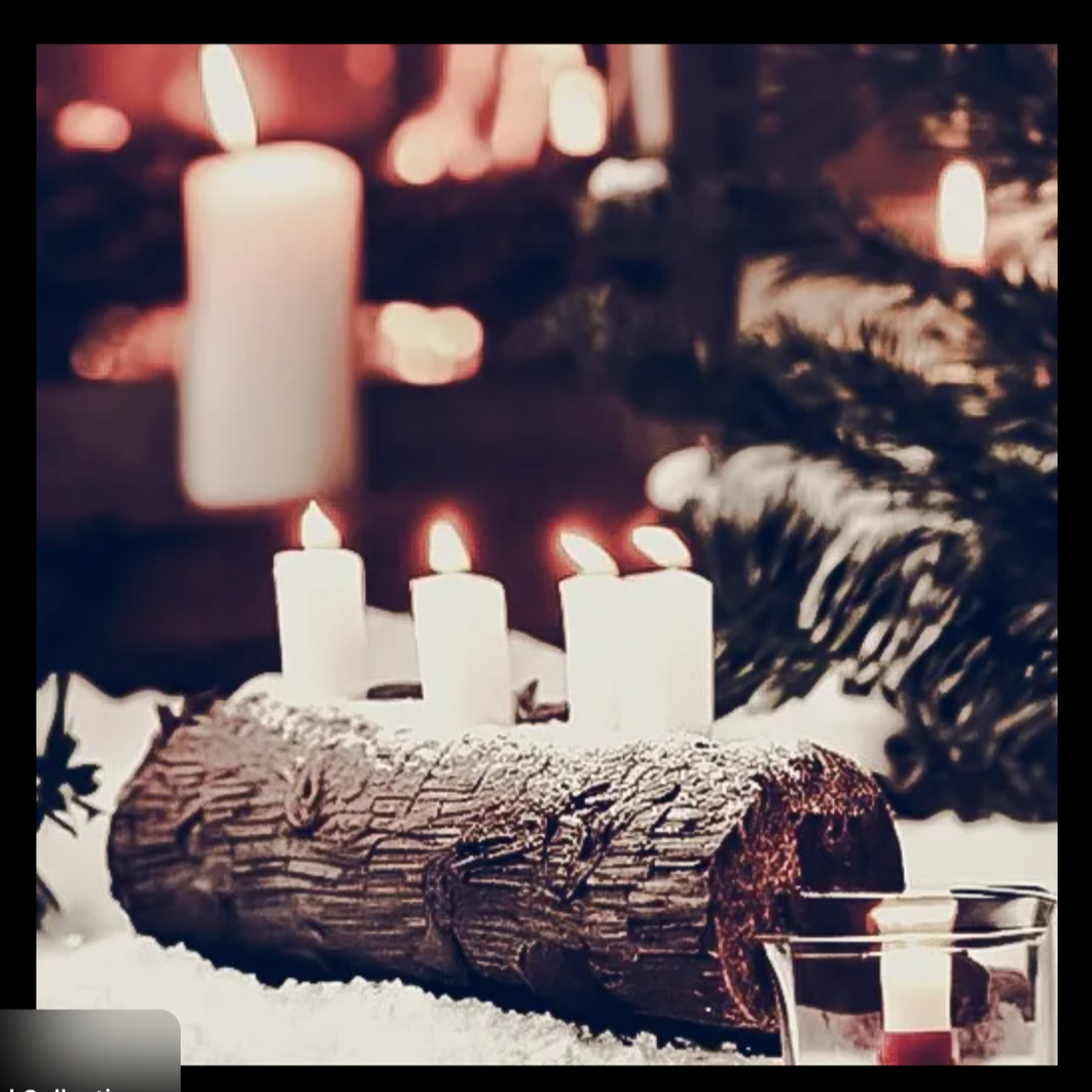 Yule Log White Candles Rituals