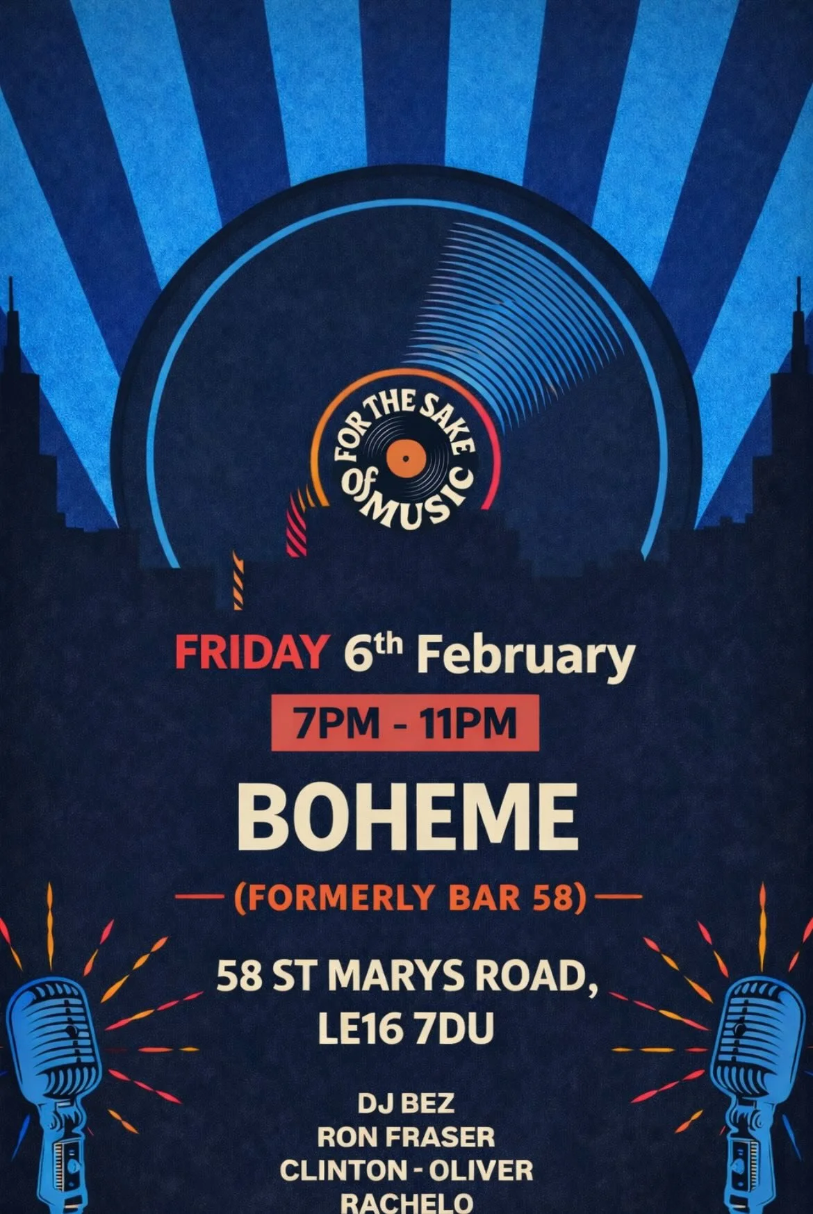 For the sake of music