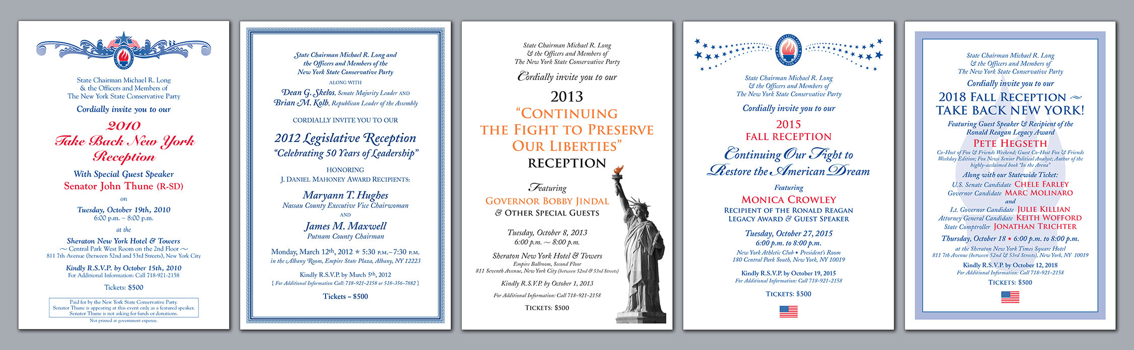 CPNY Reception Event Invitation (sampling)