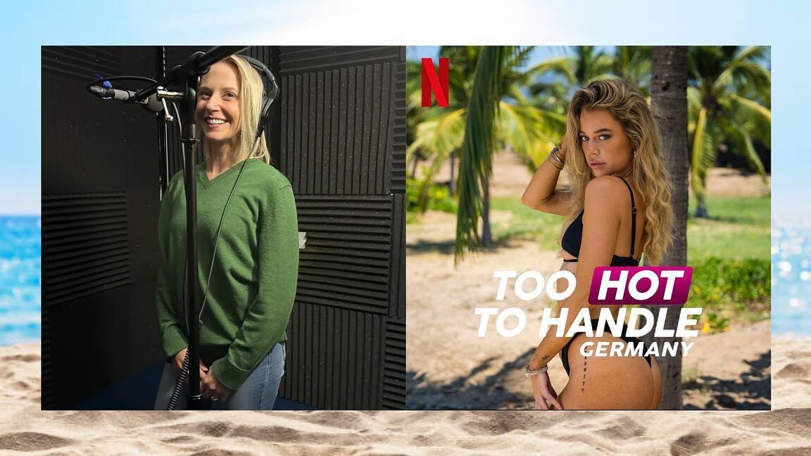 Tune in and set your audio to English to hear a familiar voice!
&bull;
This project was a BLAST. I lent my voice to the gorgeous and so funny @emskopf for the English Dub on the @netflix reality show Too Hot To Handle Germany ( @toohotnetflix )
&bull