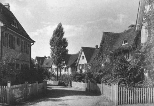 Heinrich Tessenow, Richard Riemerschmidt, Hermann Muthesius et al., Gartenstadt Hellerau, Dresden (ab 1909).