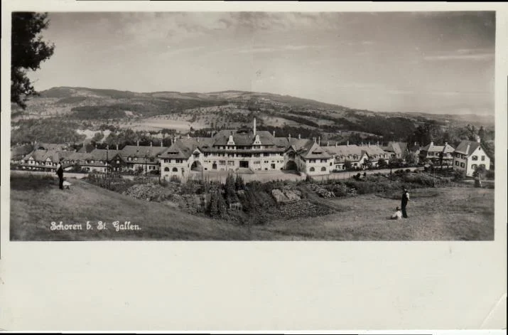Paul Robert Gerber, Siedlung «Schoren» der Eisenbahnergenossenschaft St. Gallen (1909–1914).