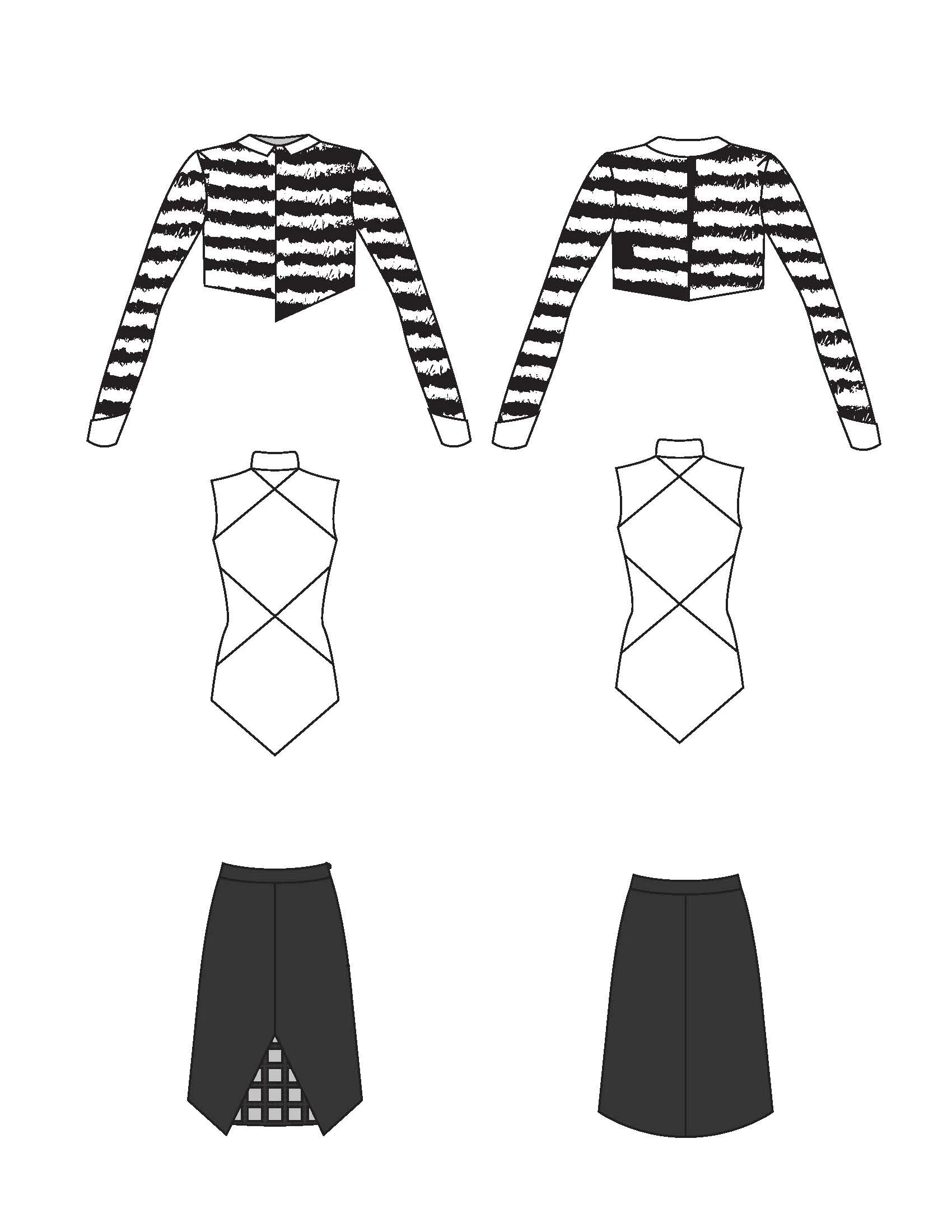 Technical Drawings for Look 2