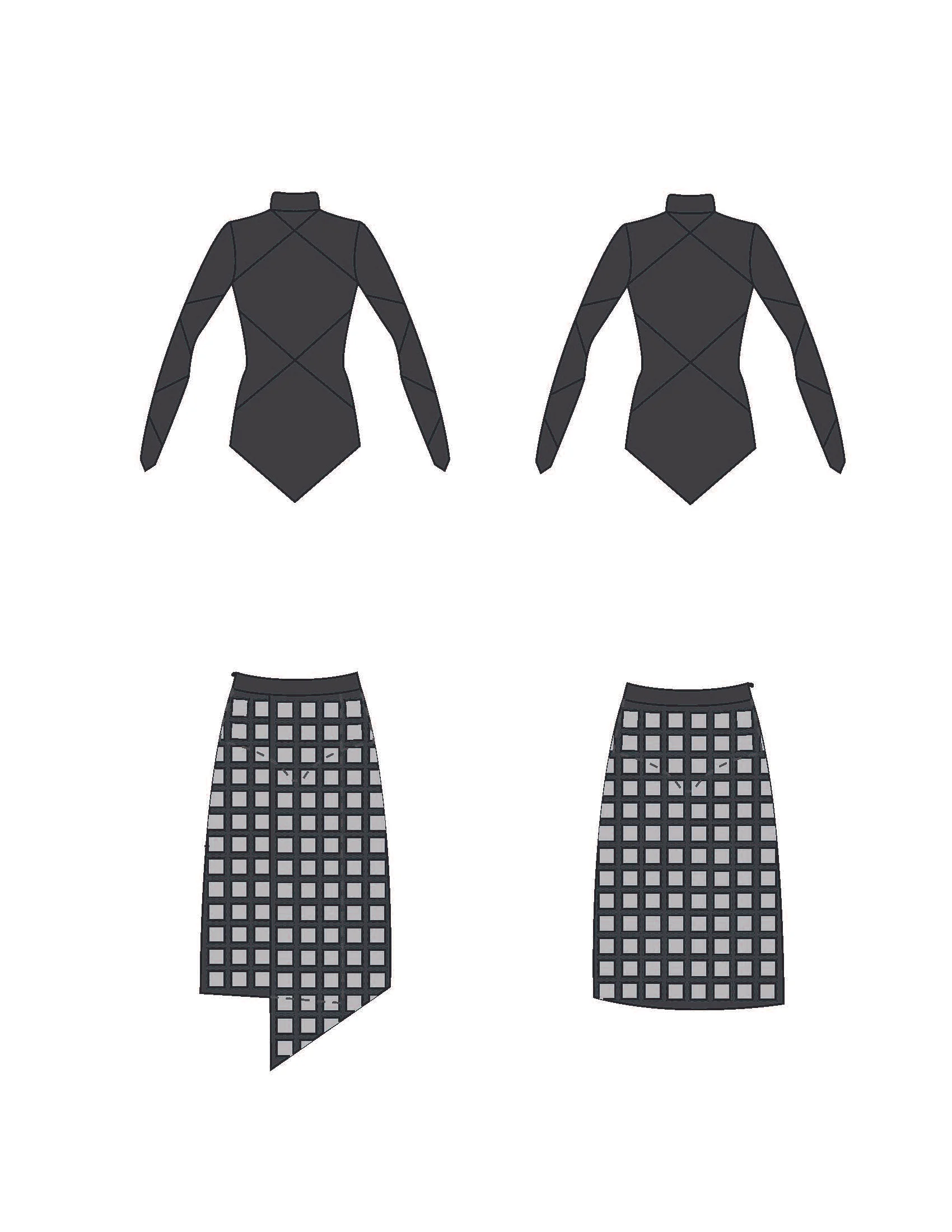 Technical Drawings for Look 6