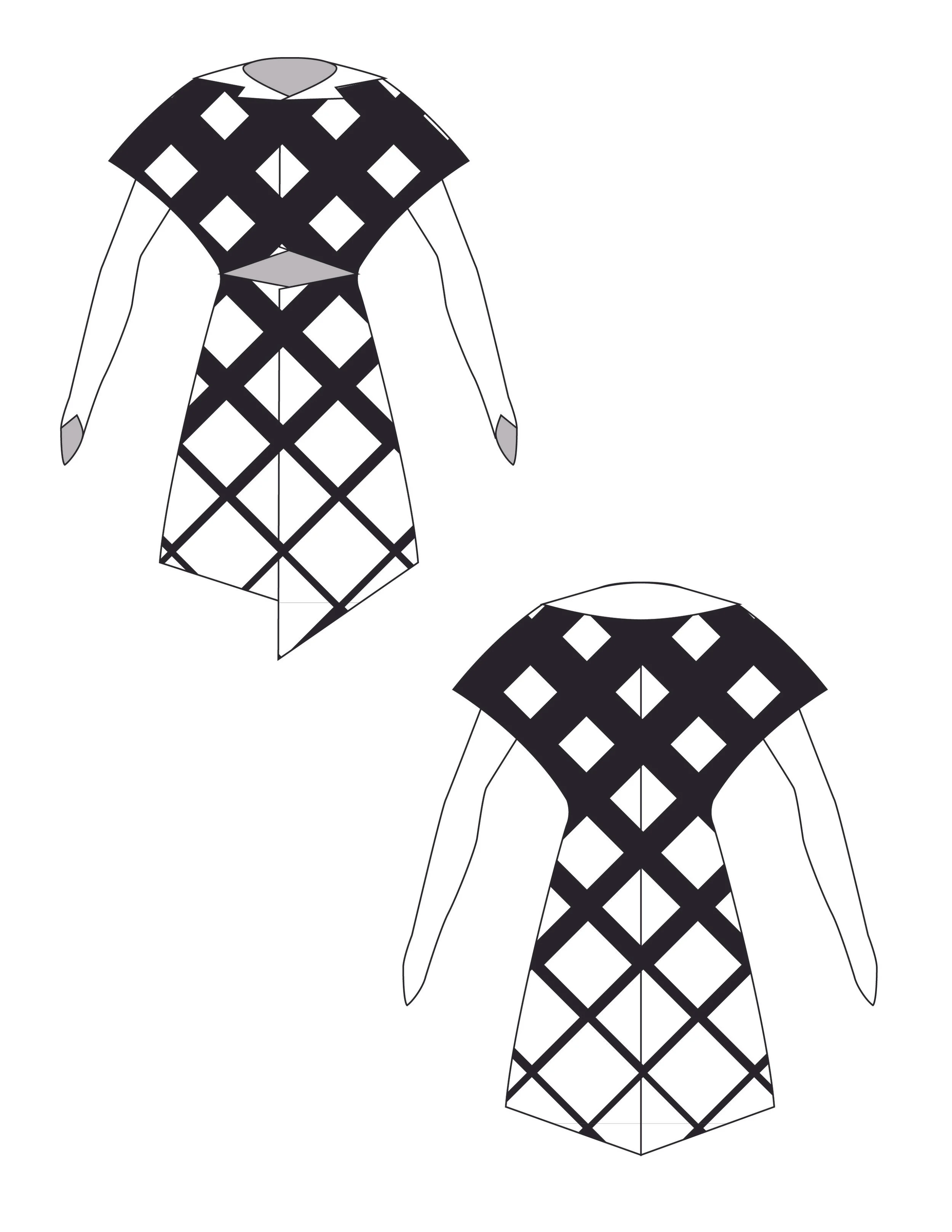 Technical Drawings for Look 8