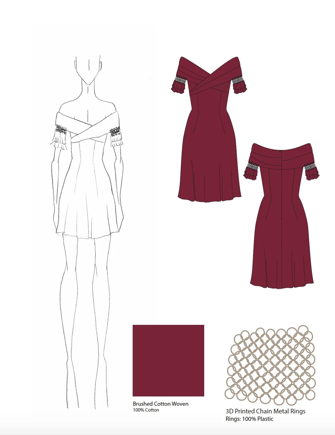 Look 3 and Technical Drawing