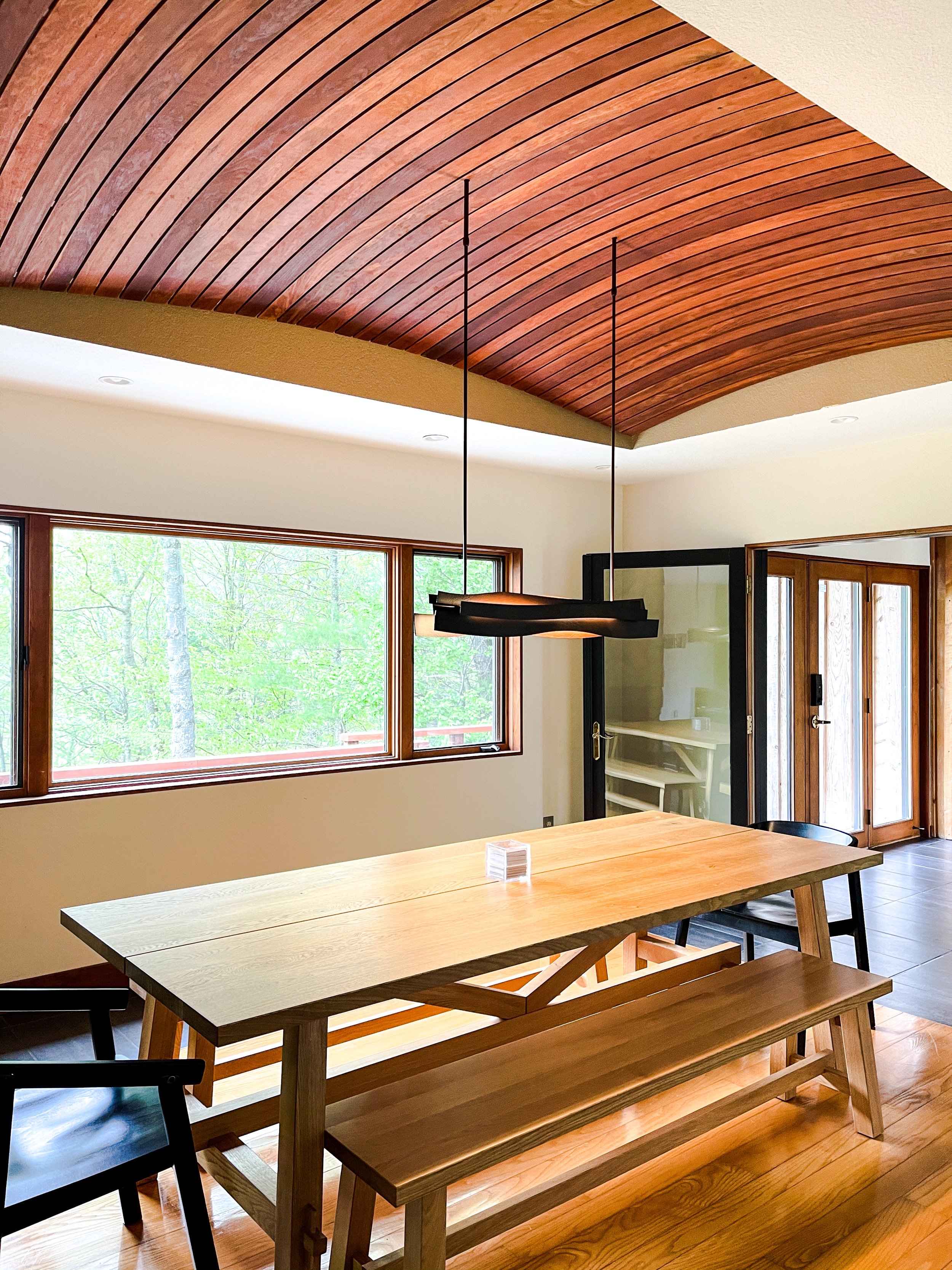 Dining Room with Bent Cherrywood Cloud