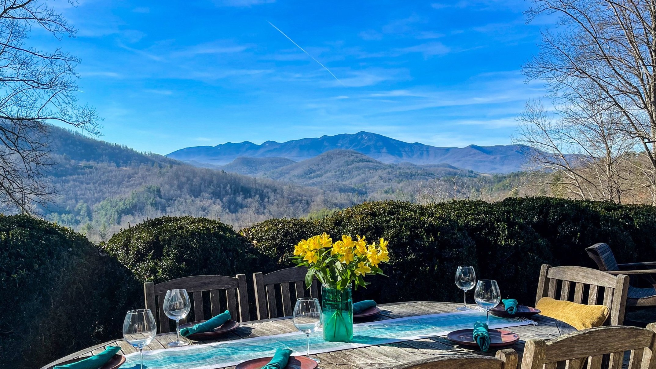  Conley House was designed with the view in mind. Every room in the house has majestic views of the Black Mountains.  