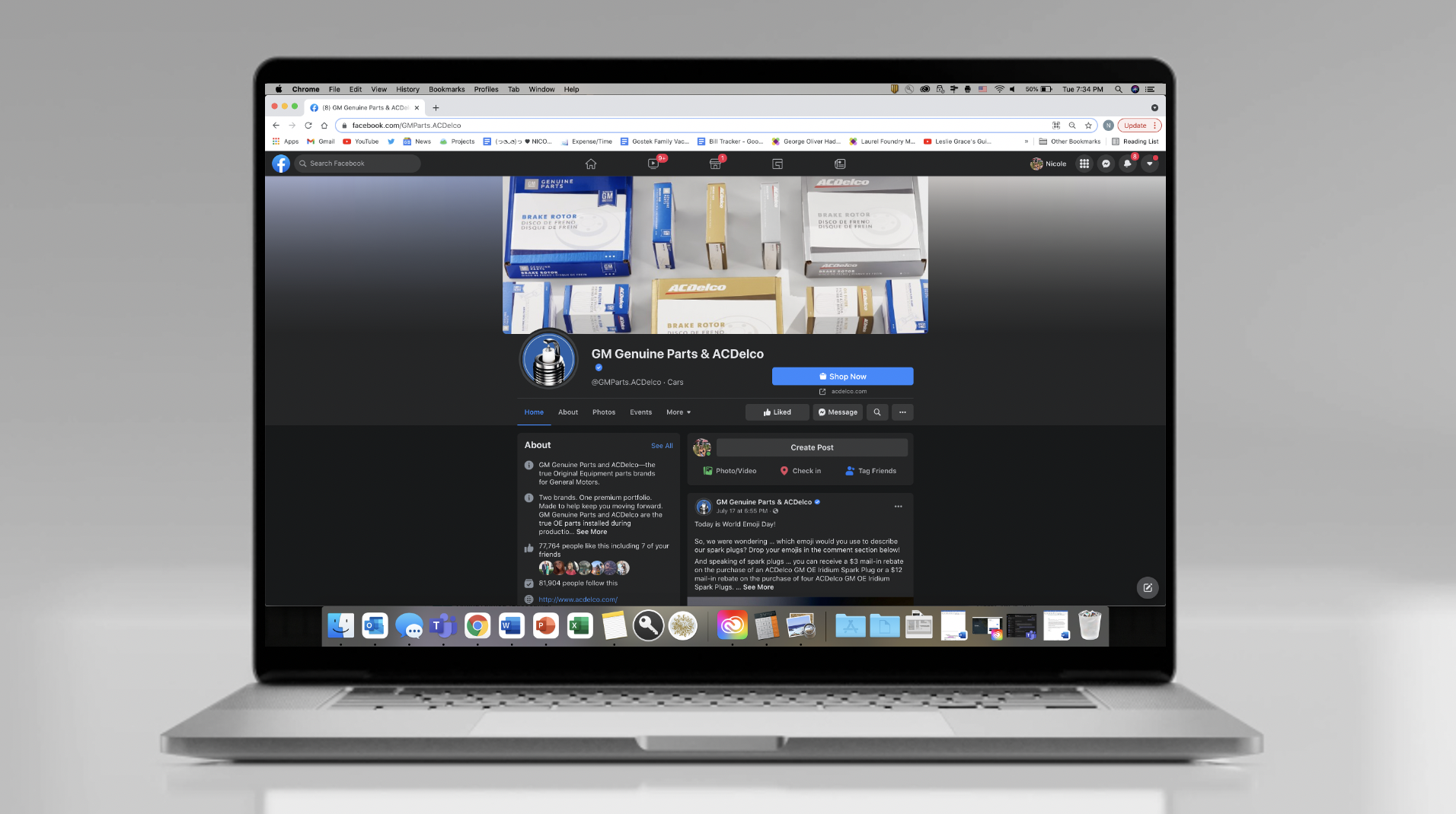 GM GENUINE PARTS &amp; ACDELCO MONTHLY RETAIL SOCIAL POSTS