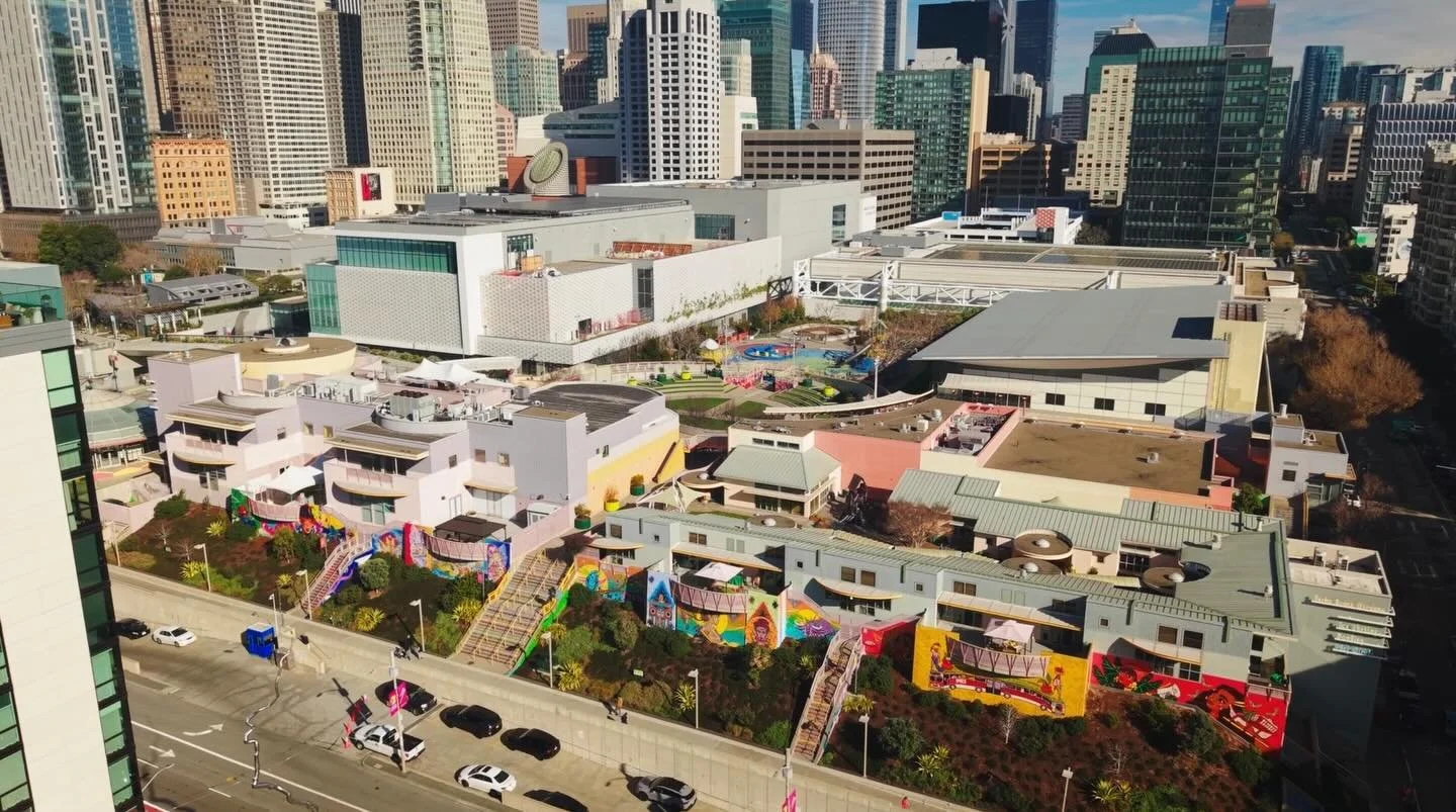 Views in the neighborhood. 🫶 #SOMA #SF #YerbaBuena