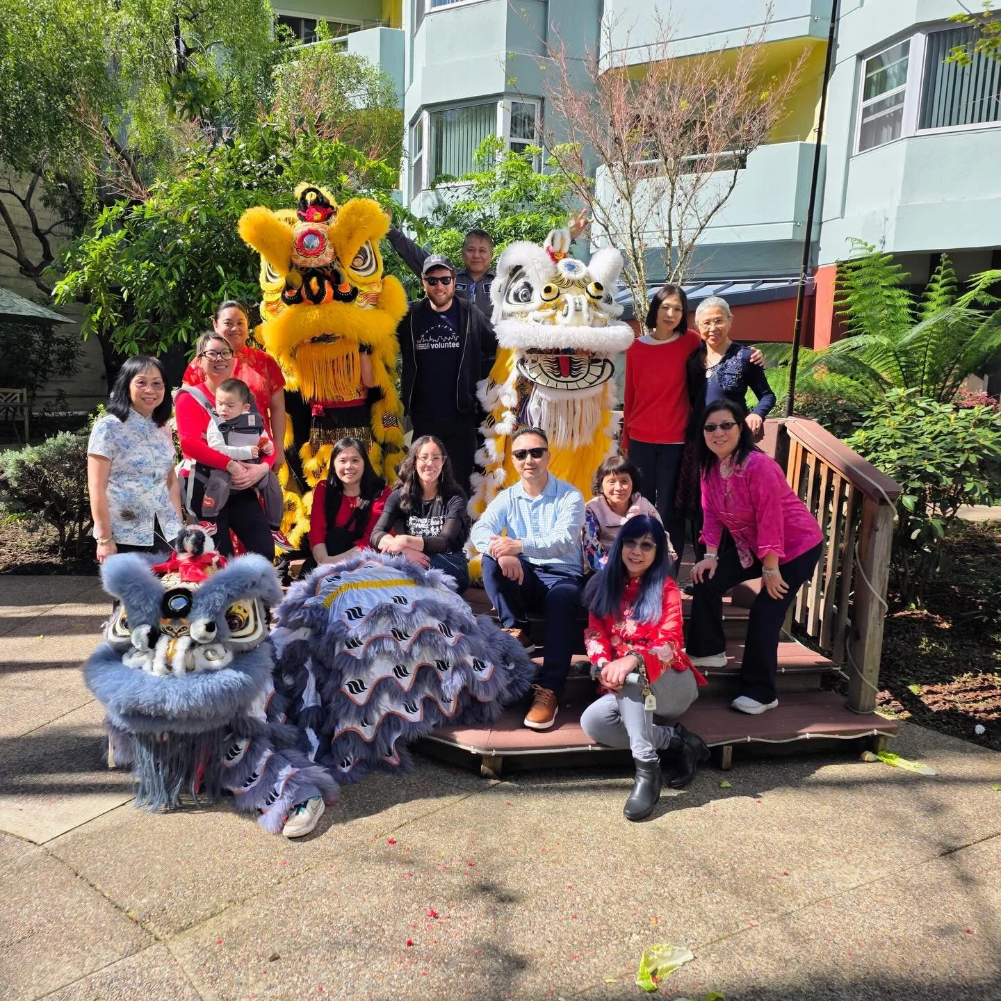 Some of our staff after one of our many Lunar New Year festivities this year! This celebration was at Woolf House, which is one of our senior affordable housing residences located across the street from the @yerbabuenagardenssf and @moscone_center !
