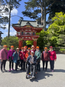 TODCO residents taking a picture together while on a resident field trip in San Francisco, California.