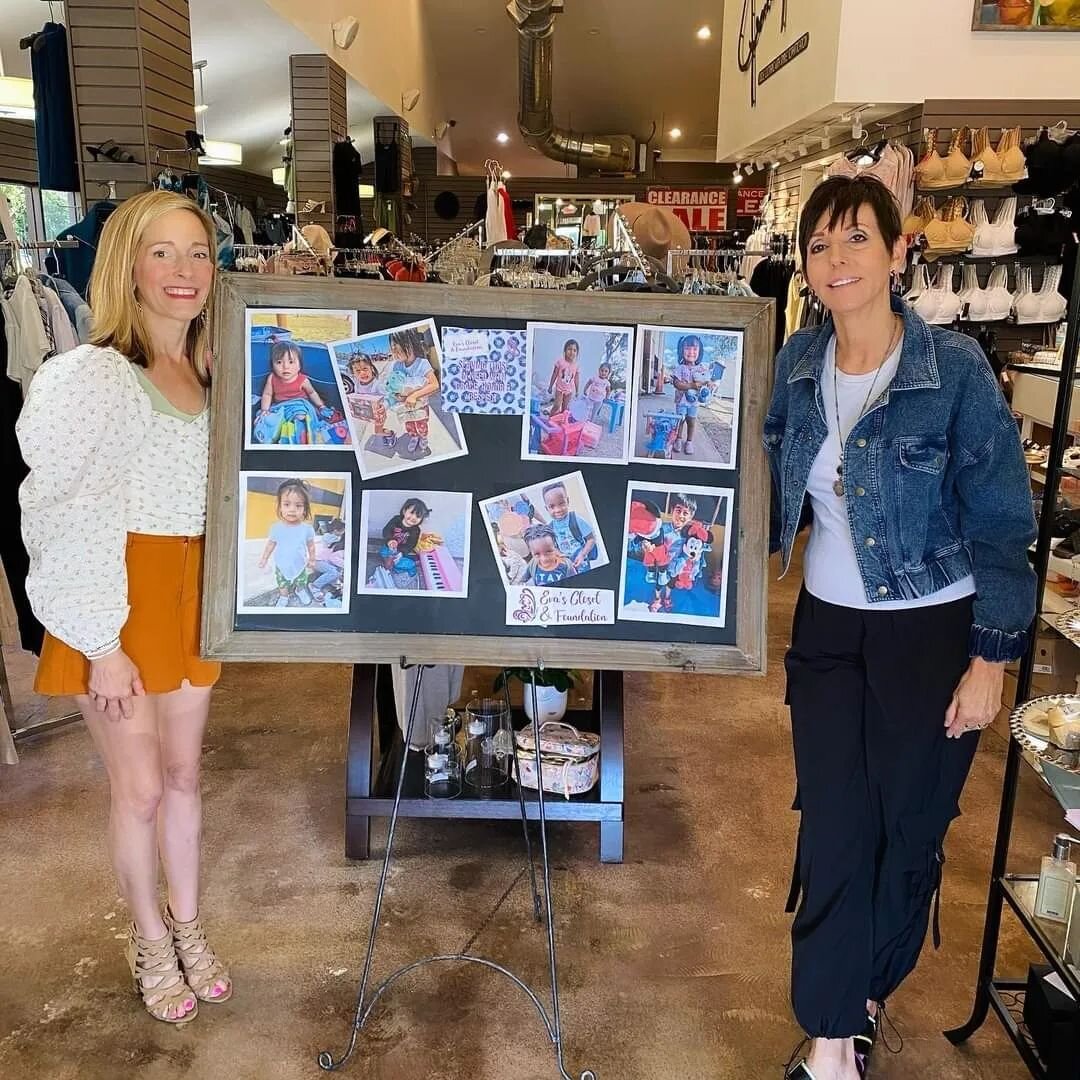 So grateful to @jennifersfortmyers for their support of @evasclosetinc &amp; commitment to aiding those in need in SWFL🦋💜🤍 #love #community #generosity #give #donate #supportlocalchildren #SWFL #grace #compassion