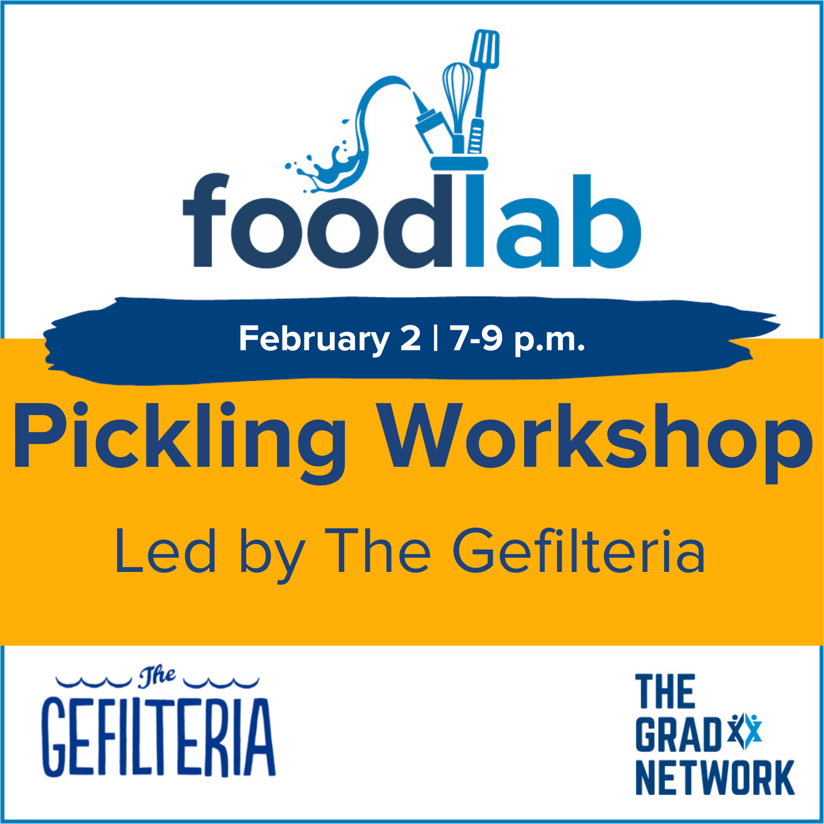 Food Lab: Pickling Workshop