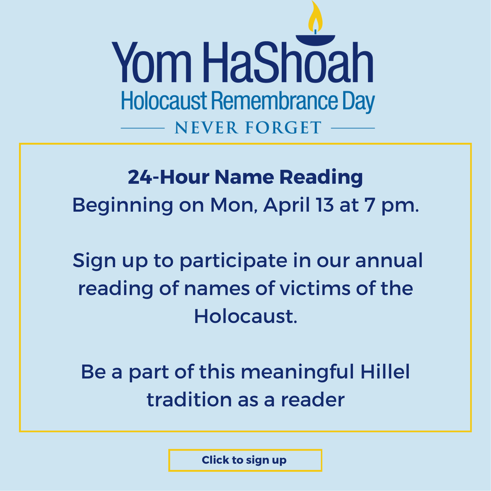 24-Hour Name Reading