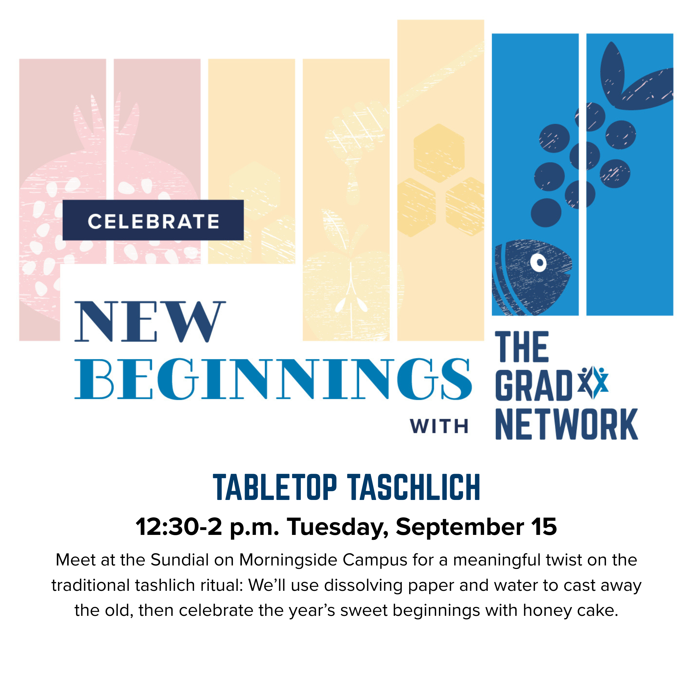 Tabletop Tashlich @ The Sundial
