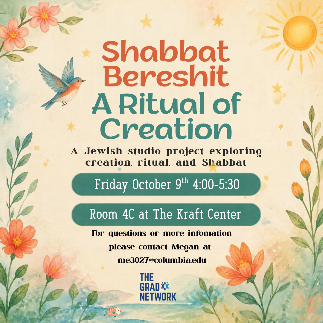 Shabbat Bereshit: A Ritual of Creation