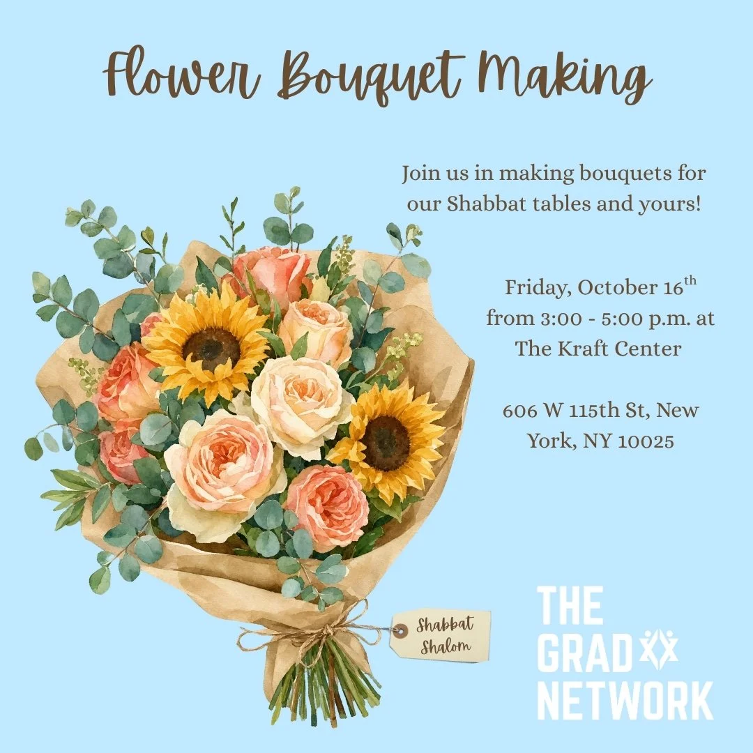 Pre-Shabbat Flower Bouqet Making