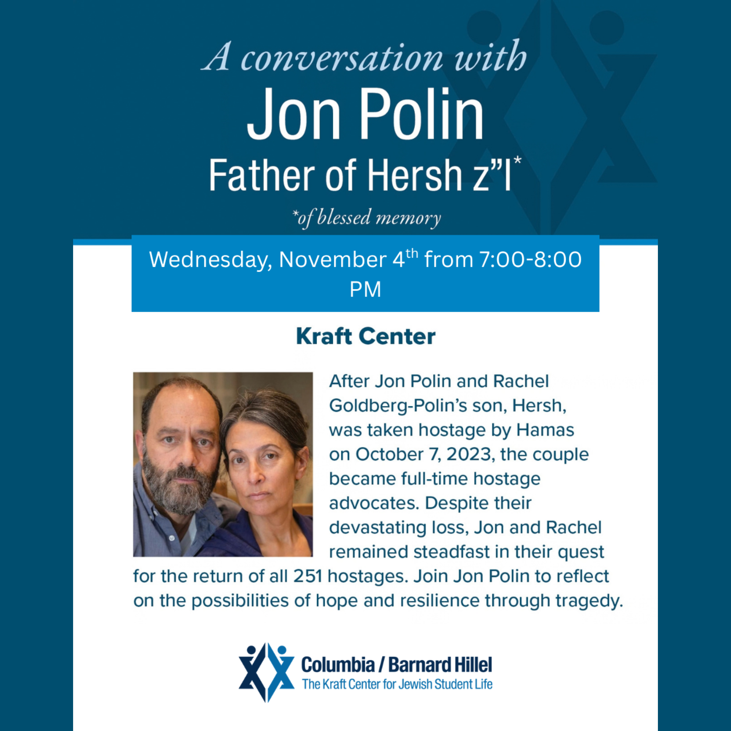 A Conversation with Jon Polin, Father of Hersh z"l